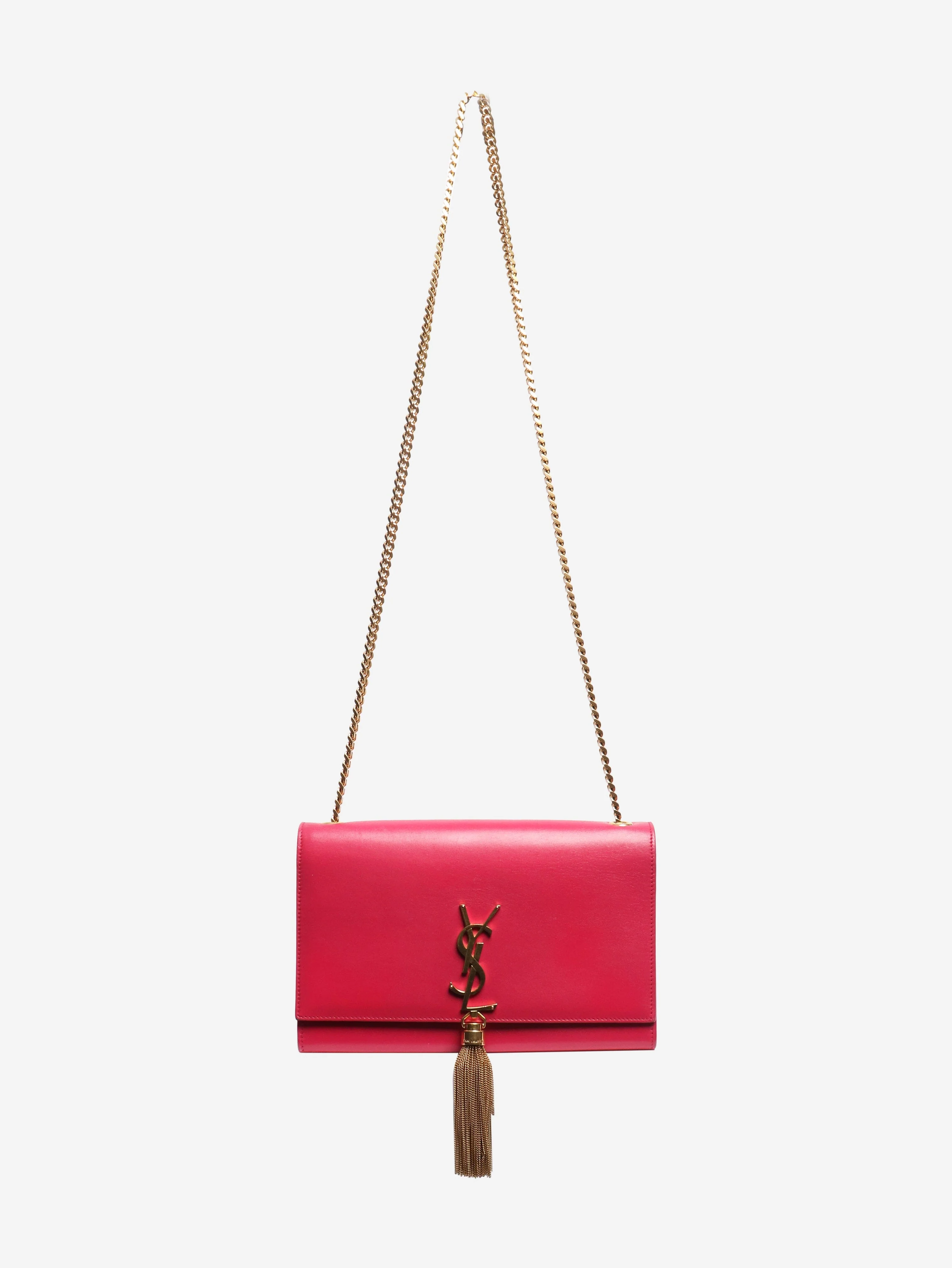 Fuchsia Kate tassel chain bag - Image 2