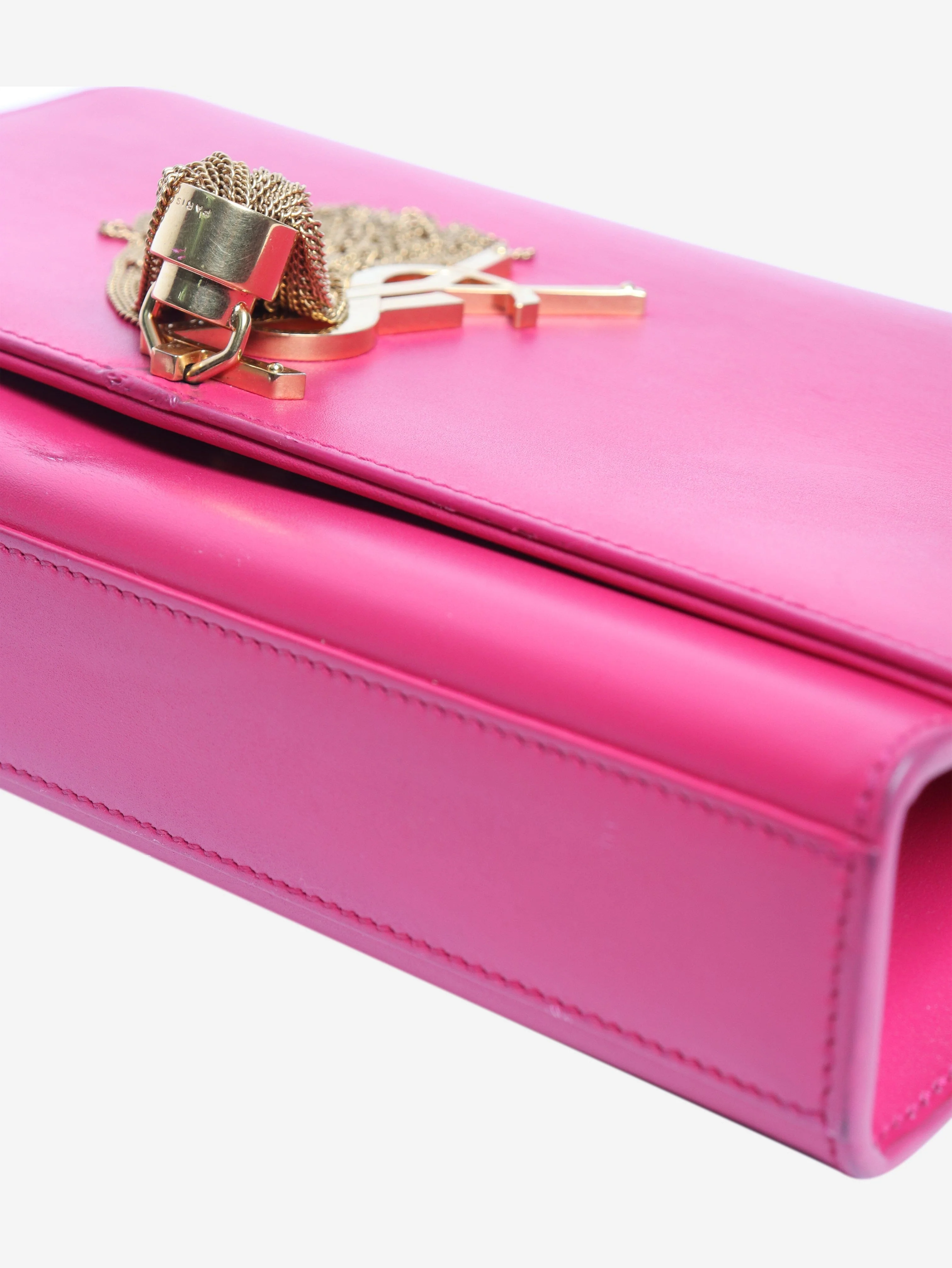 Fuchsia Kate tassel chain bag - Image 5