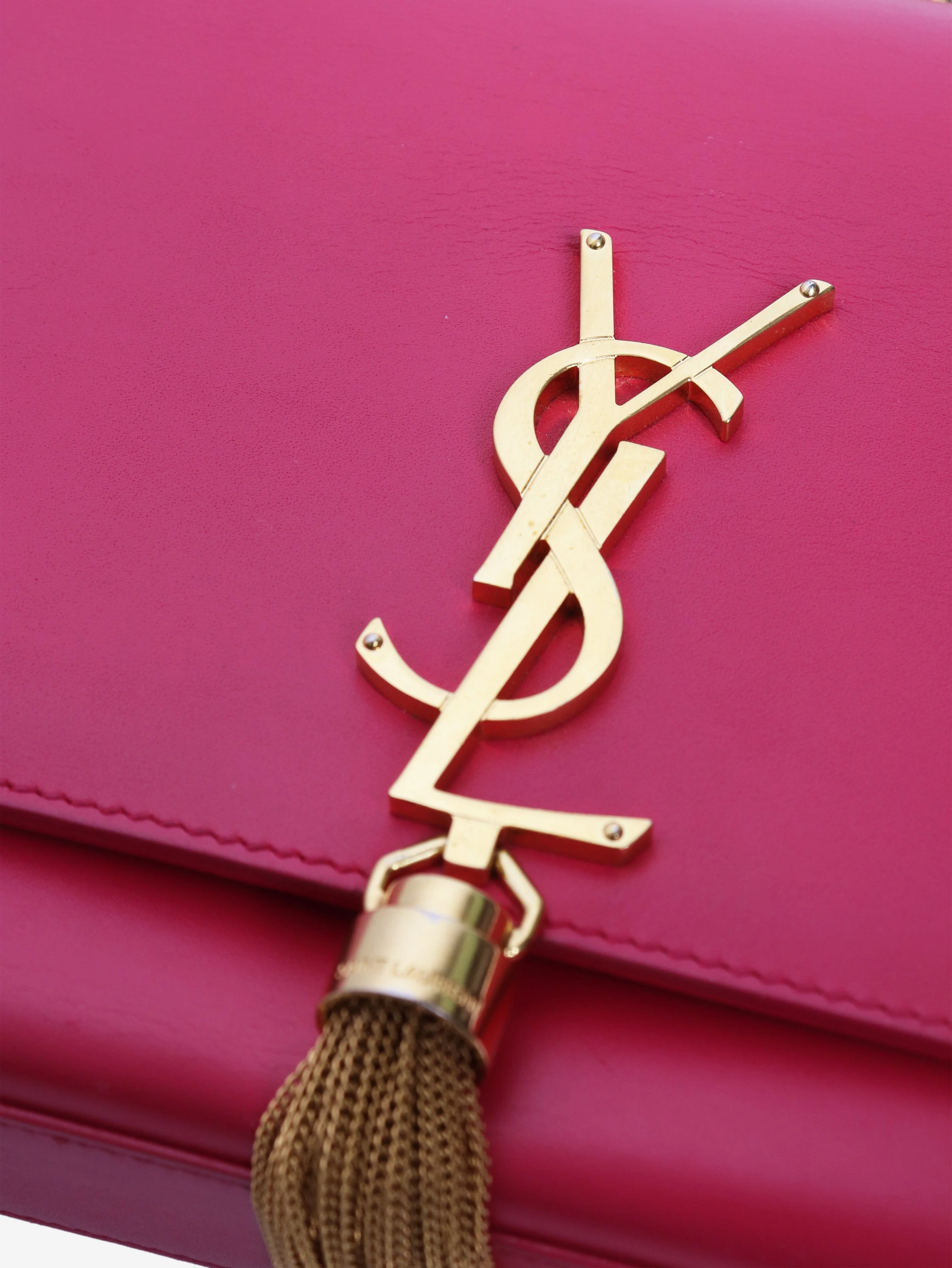 Fuchsia Kate tassel chain bag - Image 6