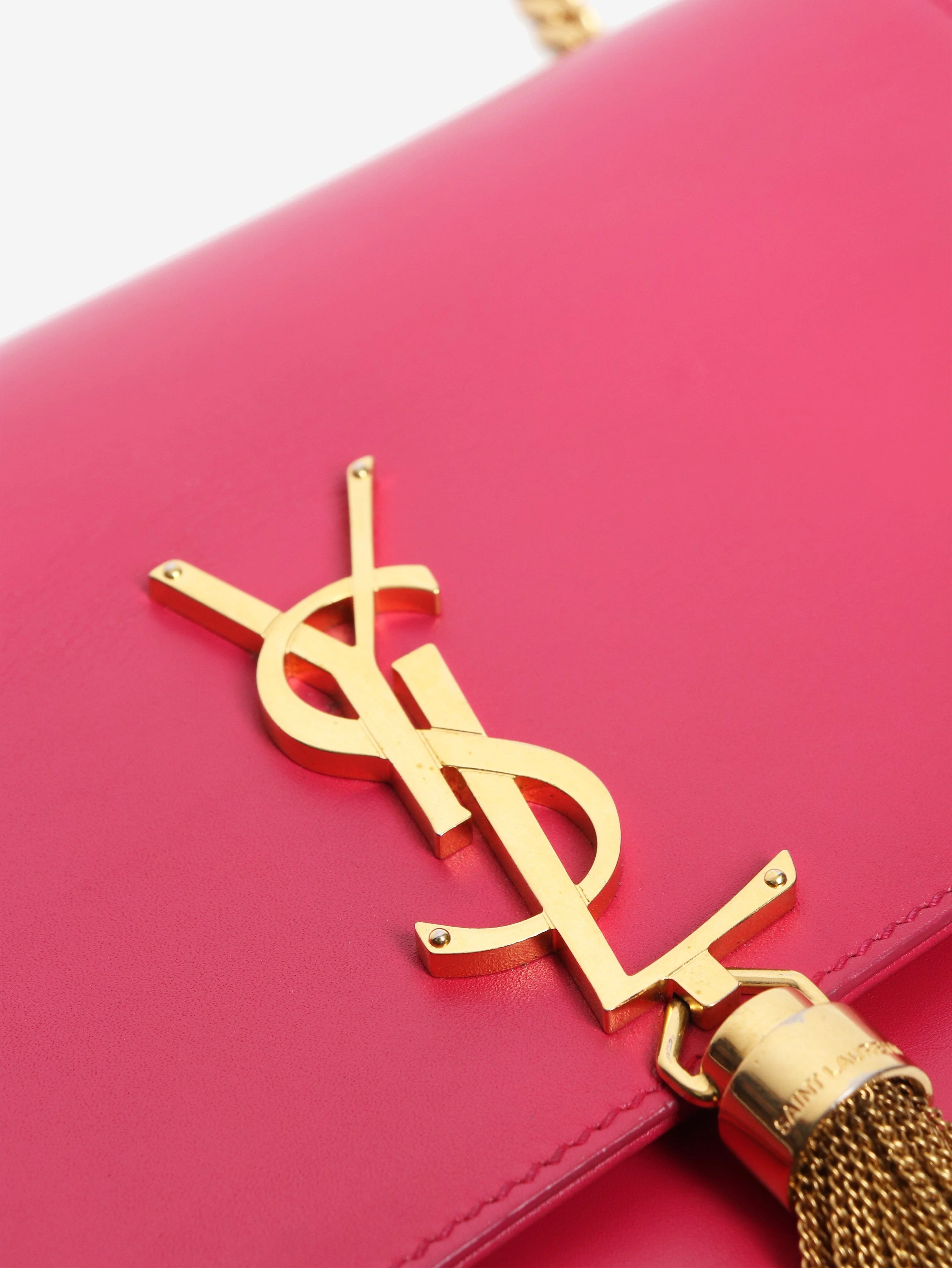 Fuchsia Kate tassel chain bag - Image 9