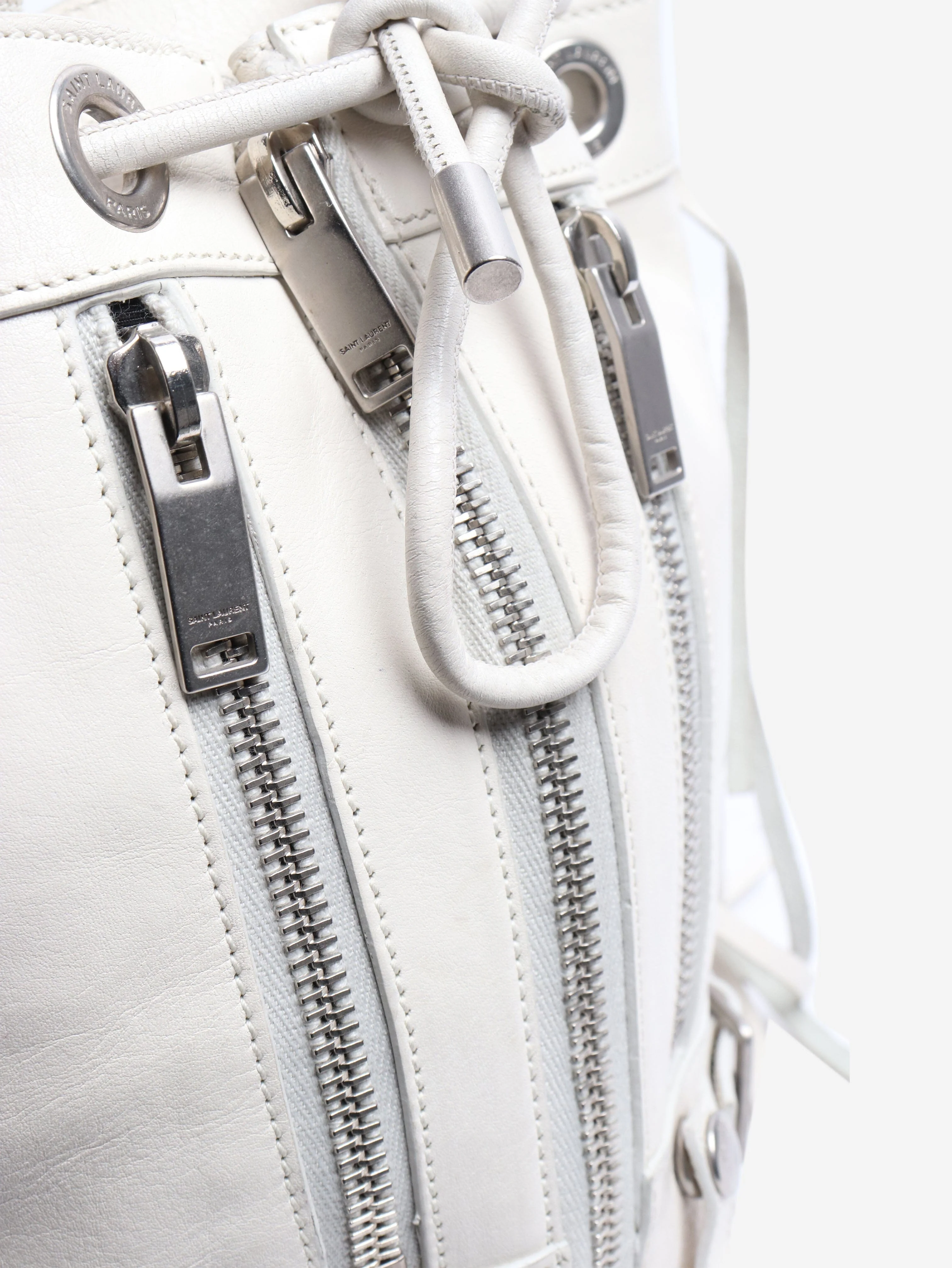 White Rider Fringed bucket bag - Image 6