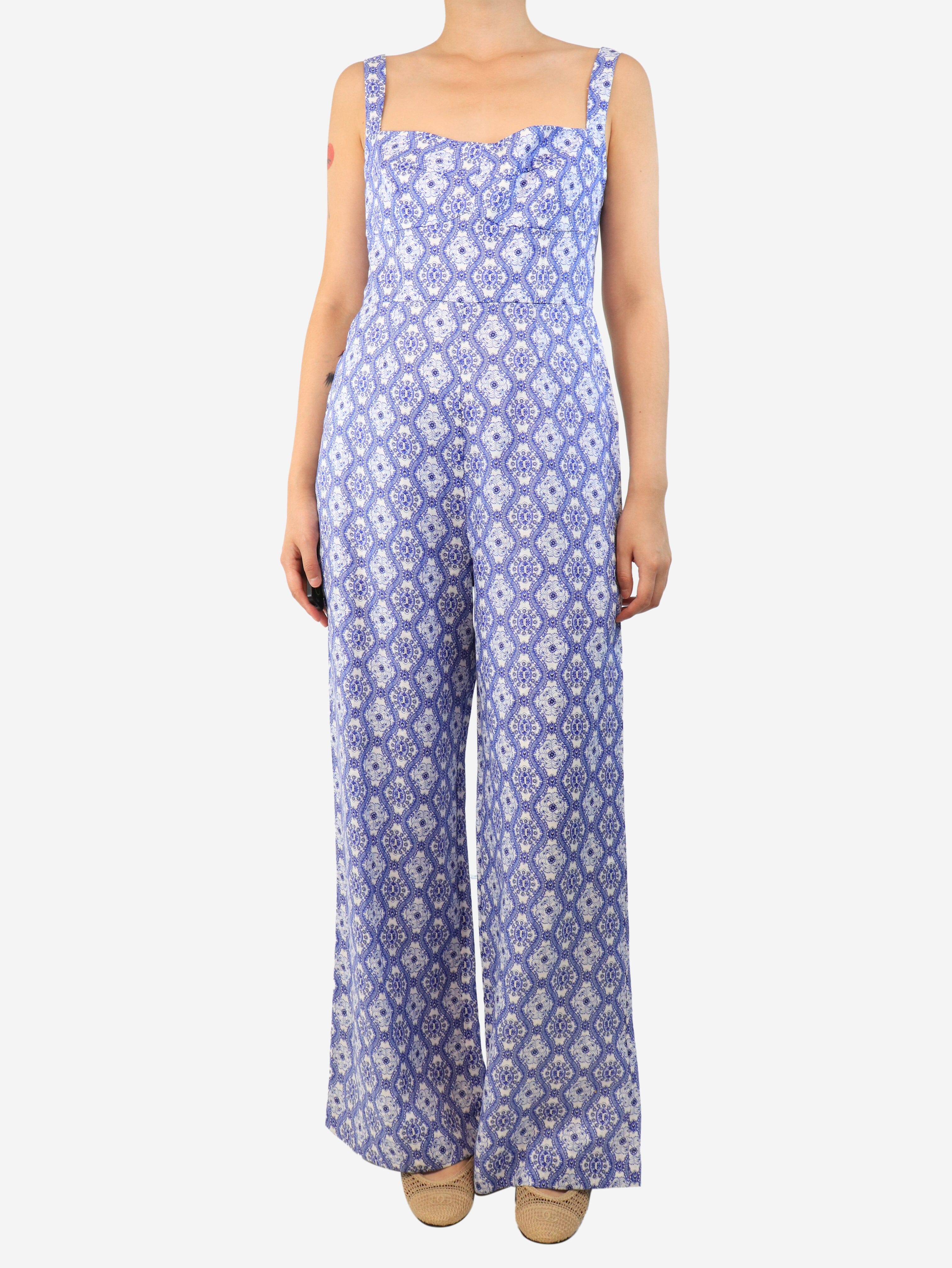 Delphiniums Rachel jumpsuit - size UK 12
