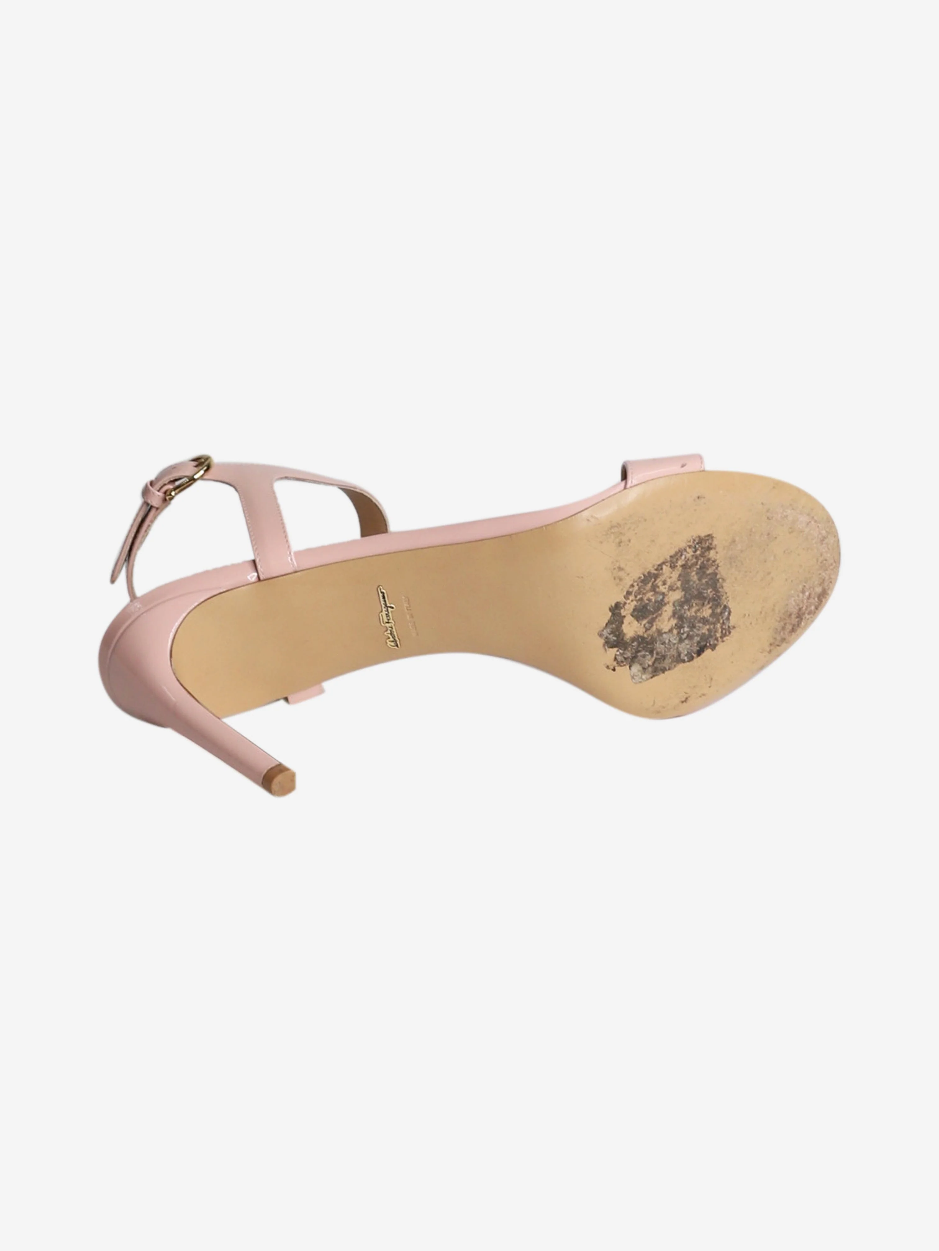 Pink patent sandal heels - size EU 39 - Image 4