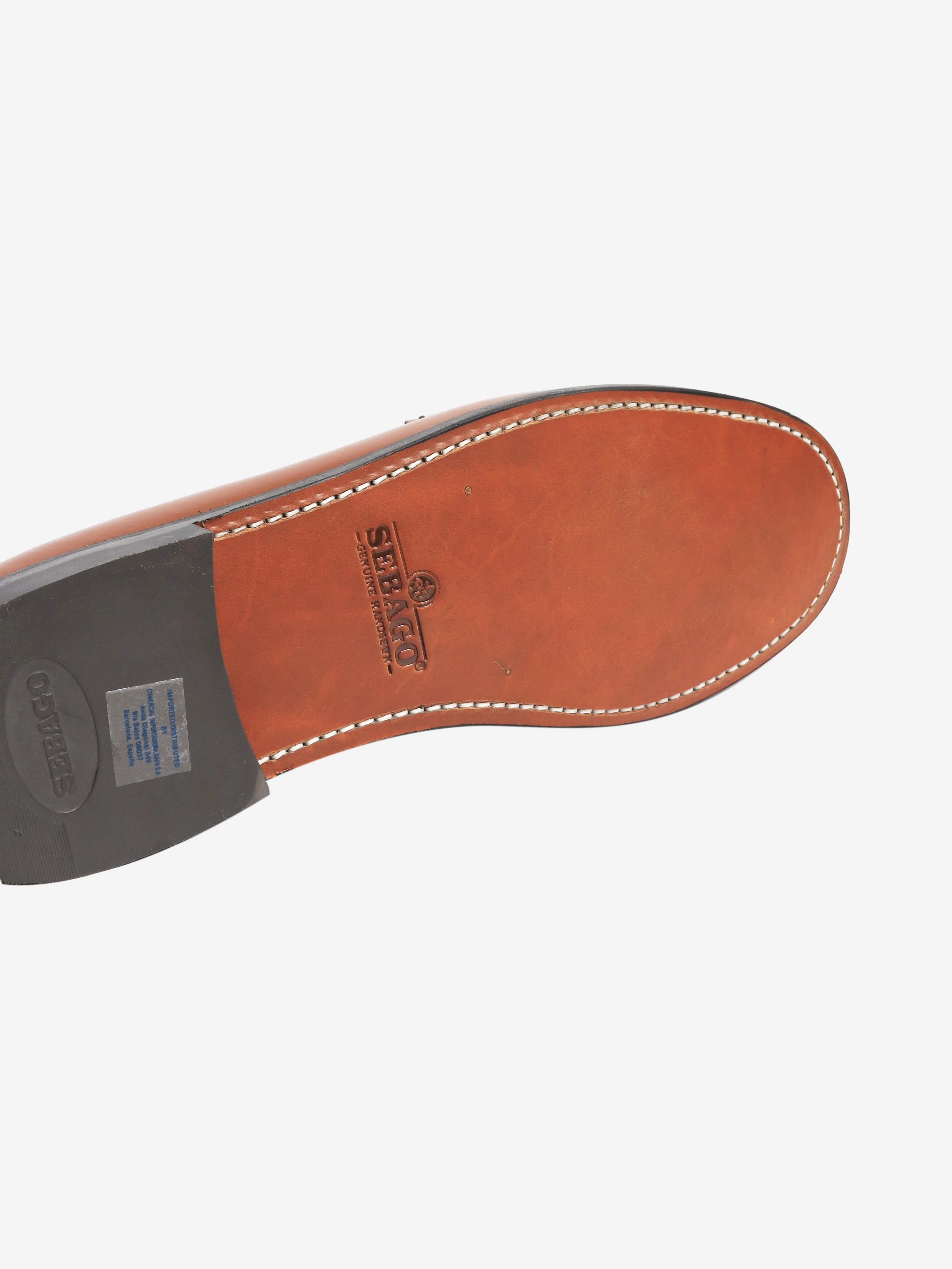 Tan leather loafers - size EU 44 - Image 4