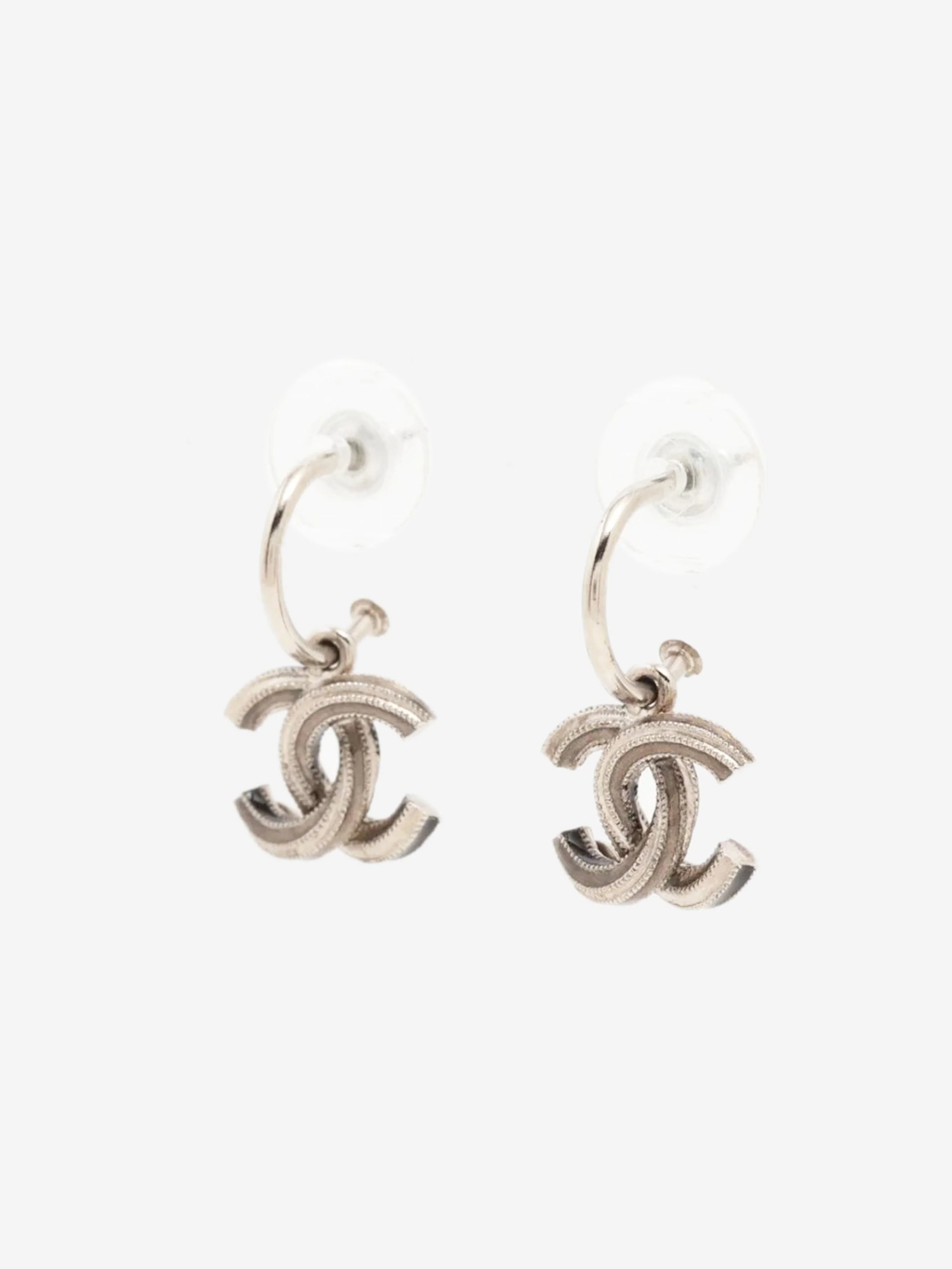 Silver Coco Mark 11P earrings