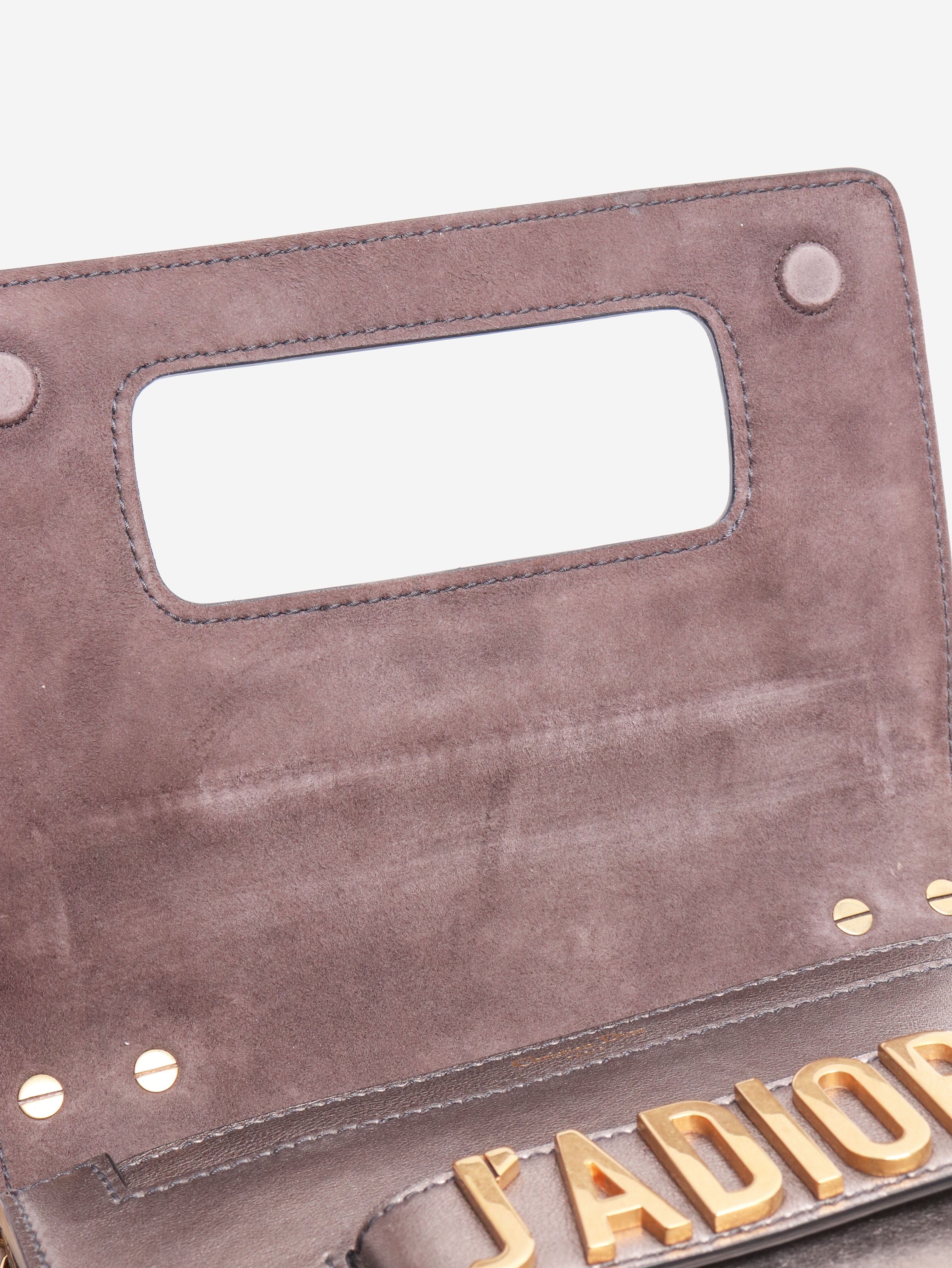 Silver J'Adior flap bag - Image 7