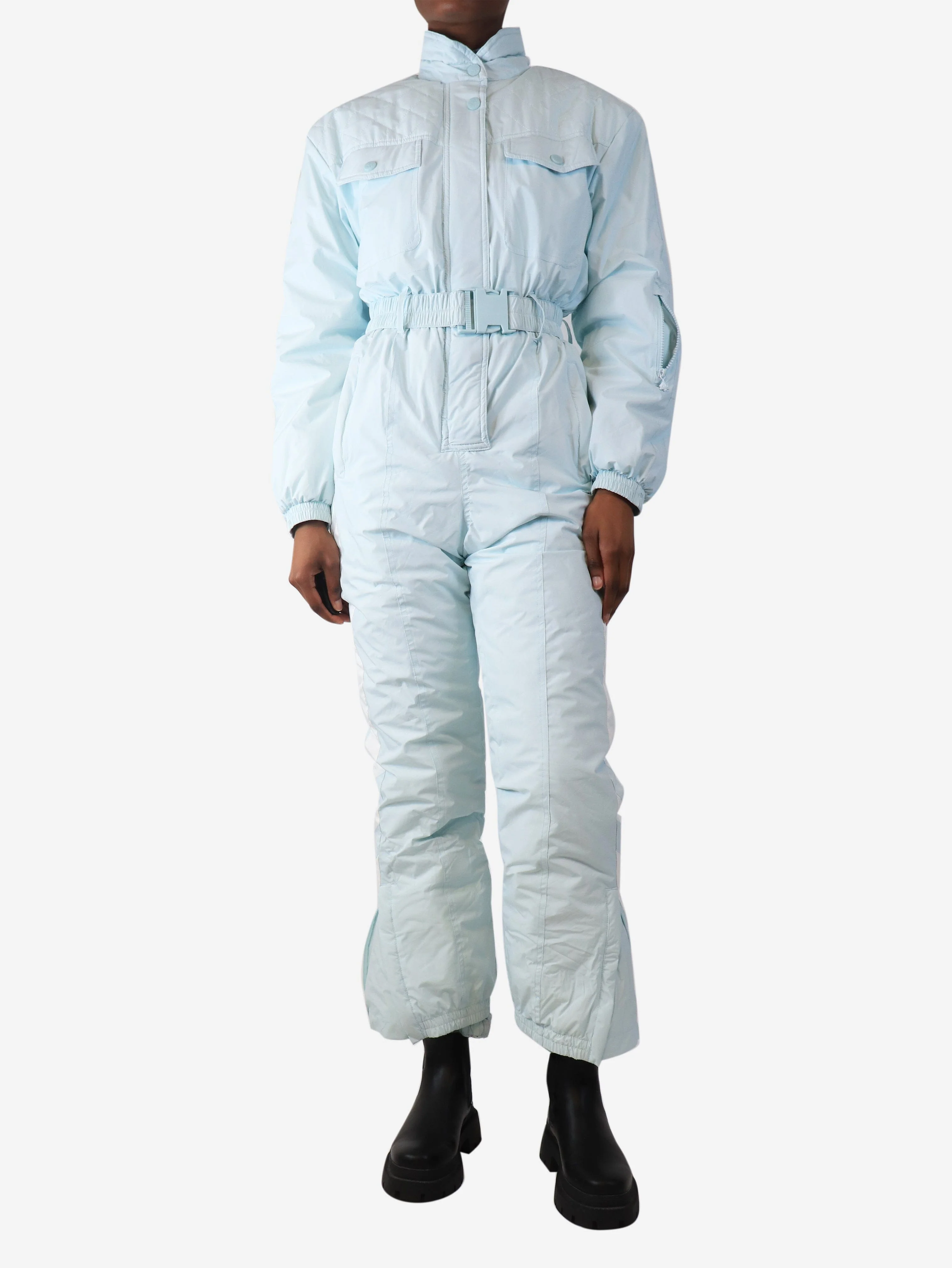 Pastel blue Frida ski suit - size XS