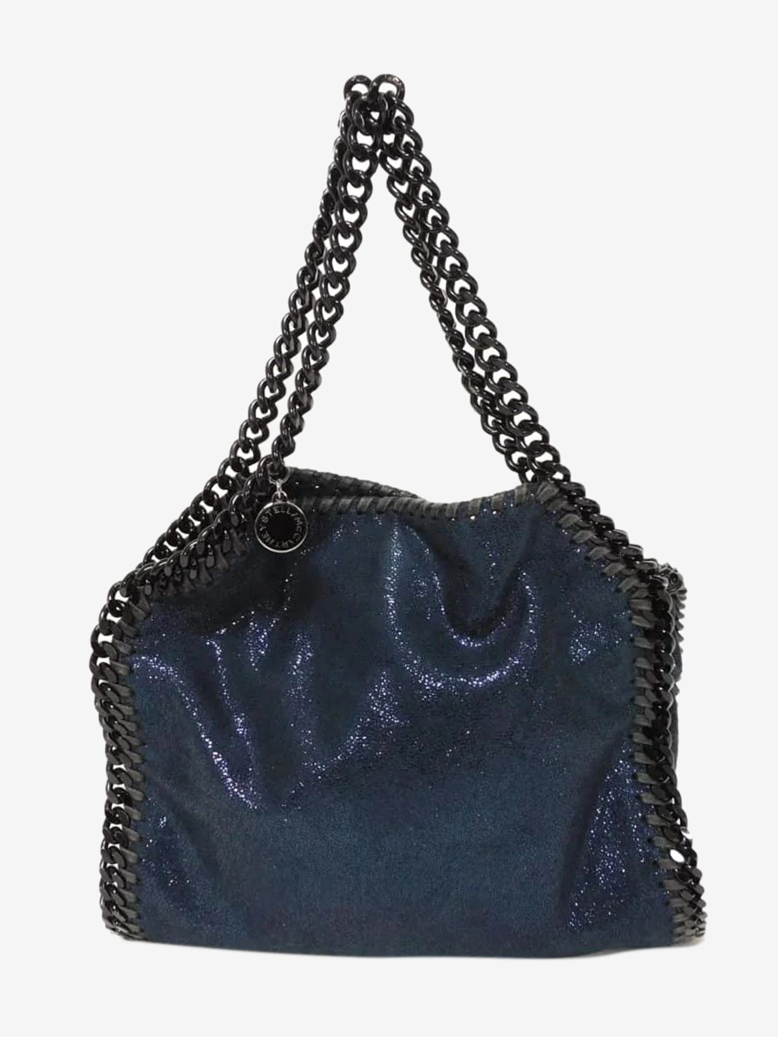 Dark blue Falabella chain bag
