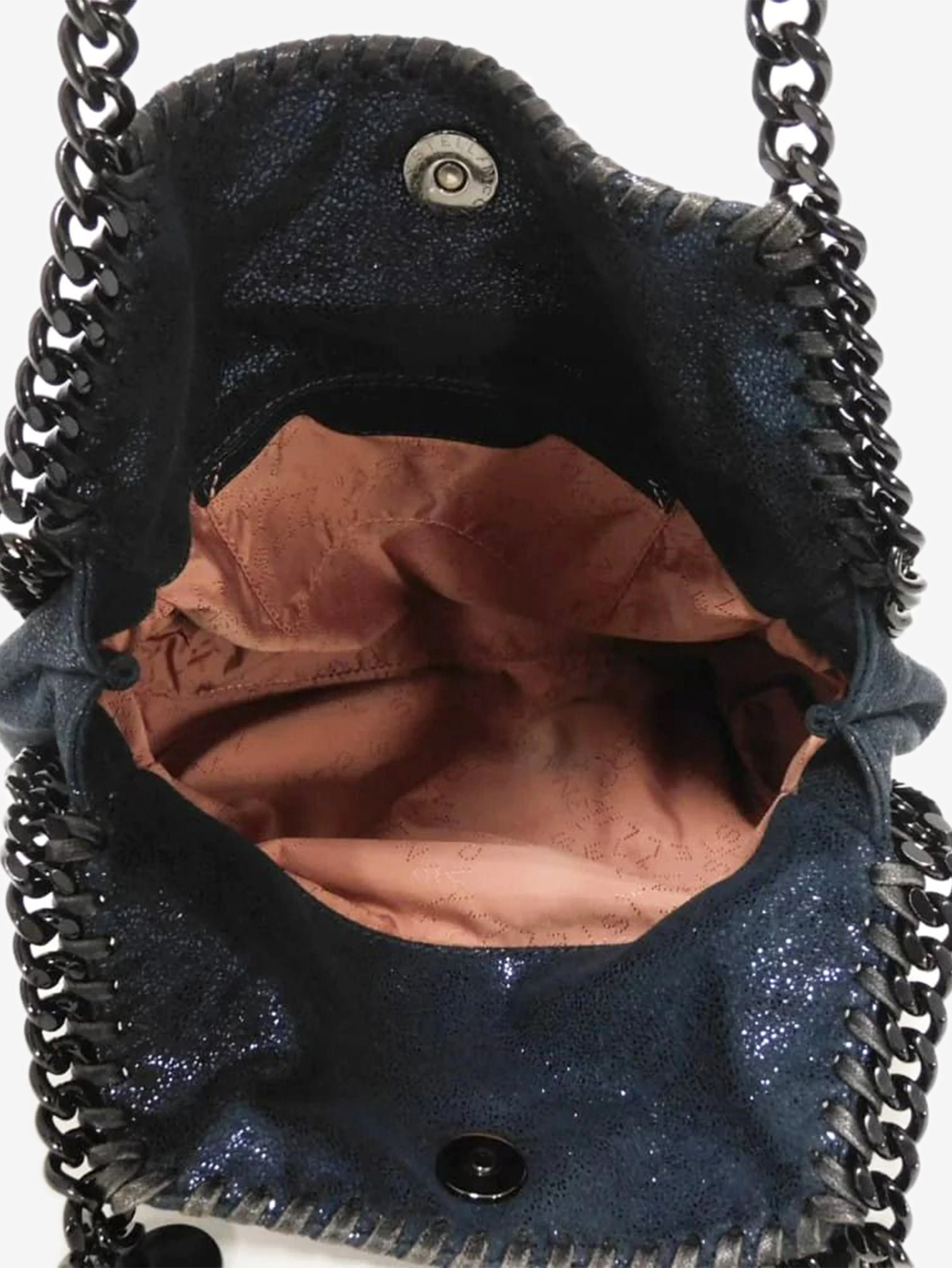 Dark blue Falabella chain bag - Image 11