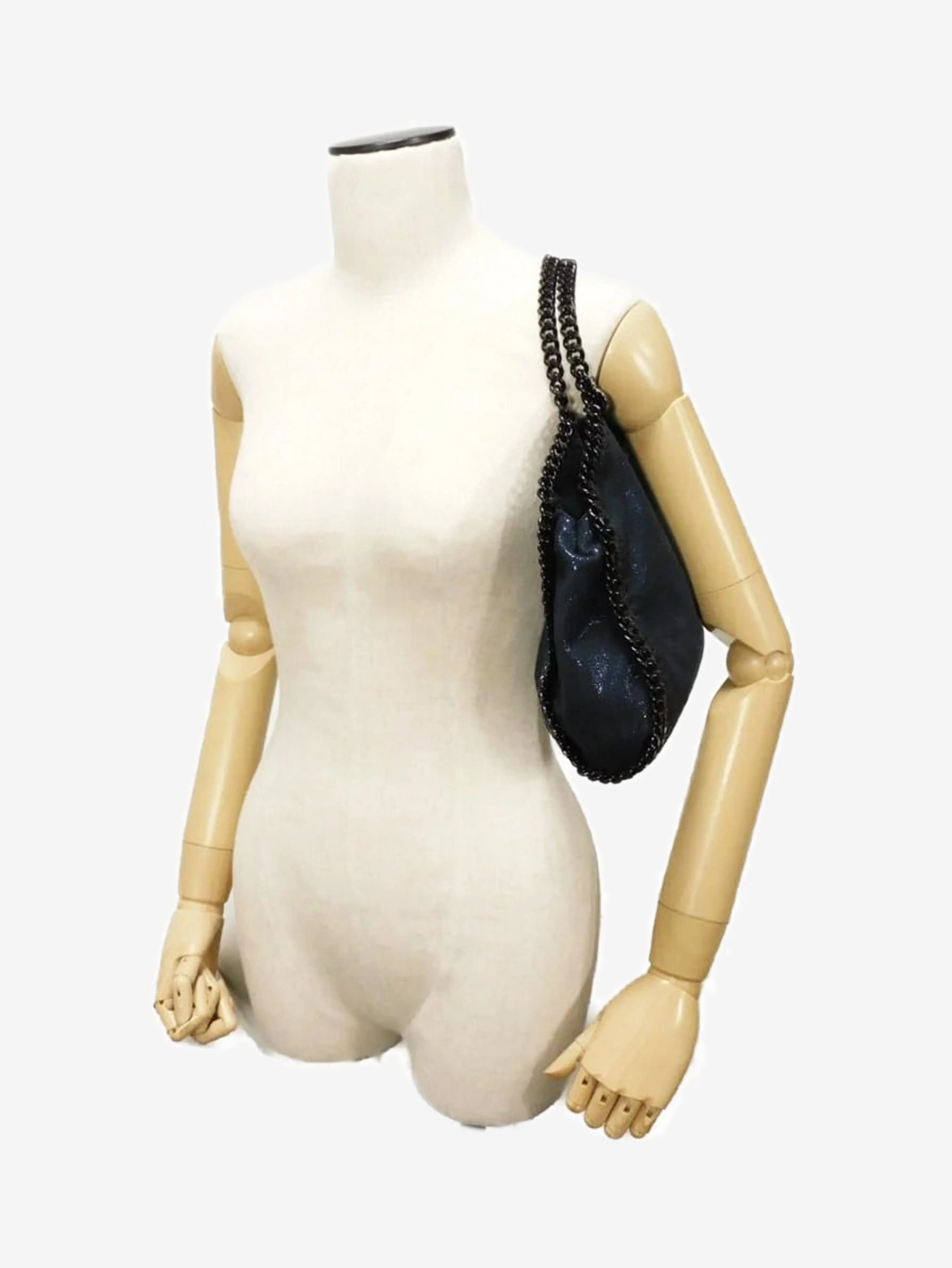 Dark blue Falabella chain bag - Image 2