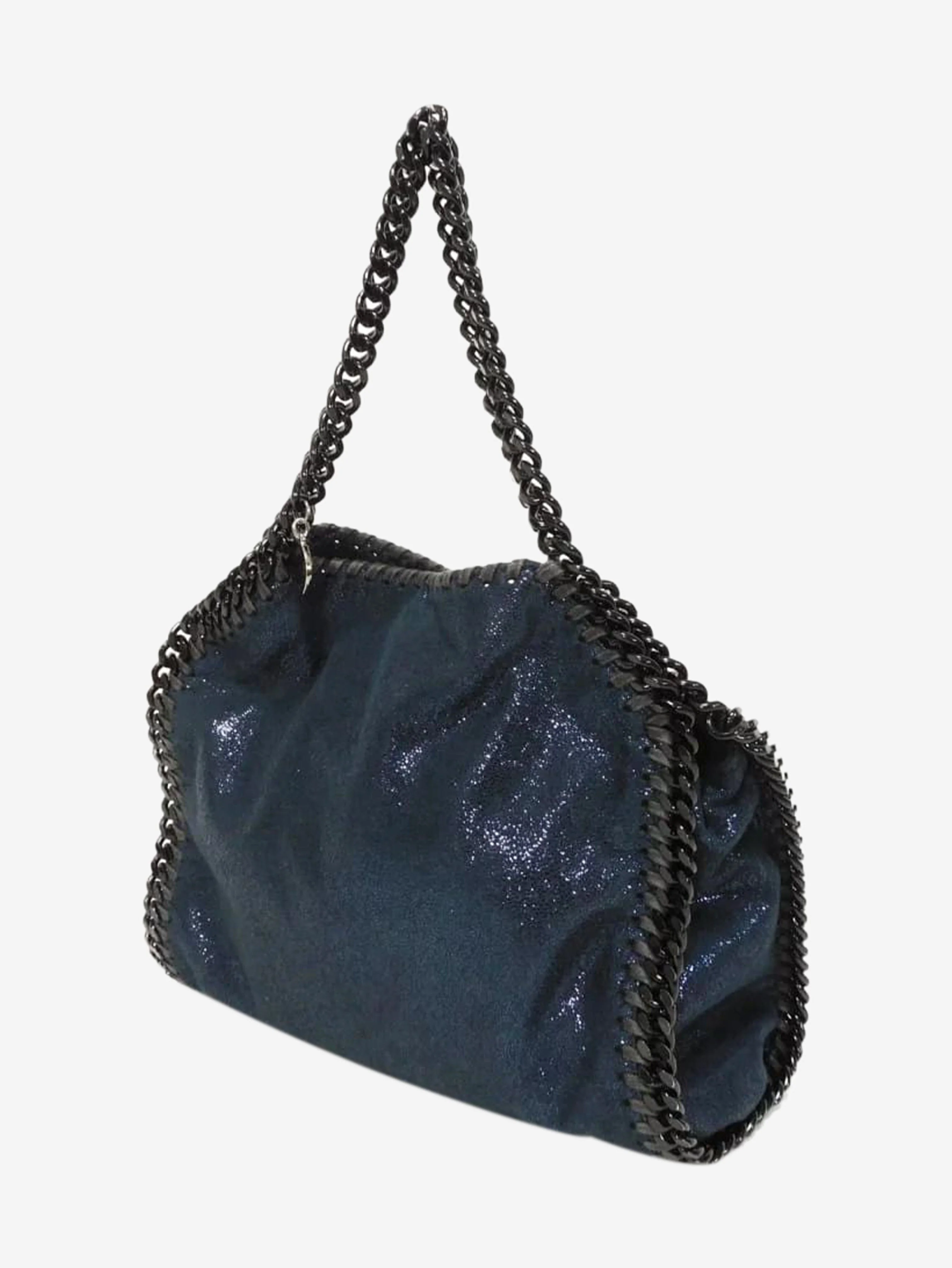 Dark blue Falabella chain bag - Image 3
