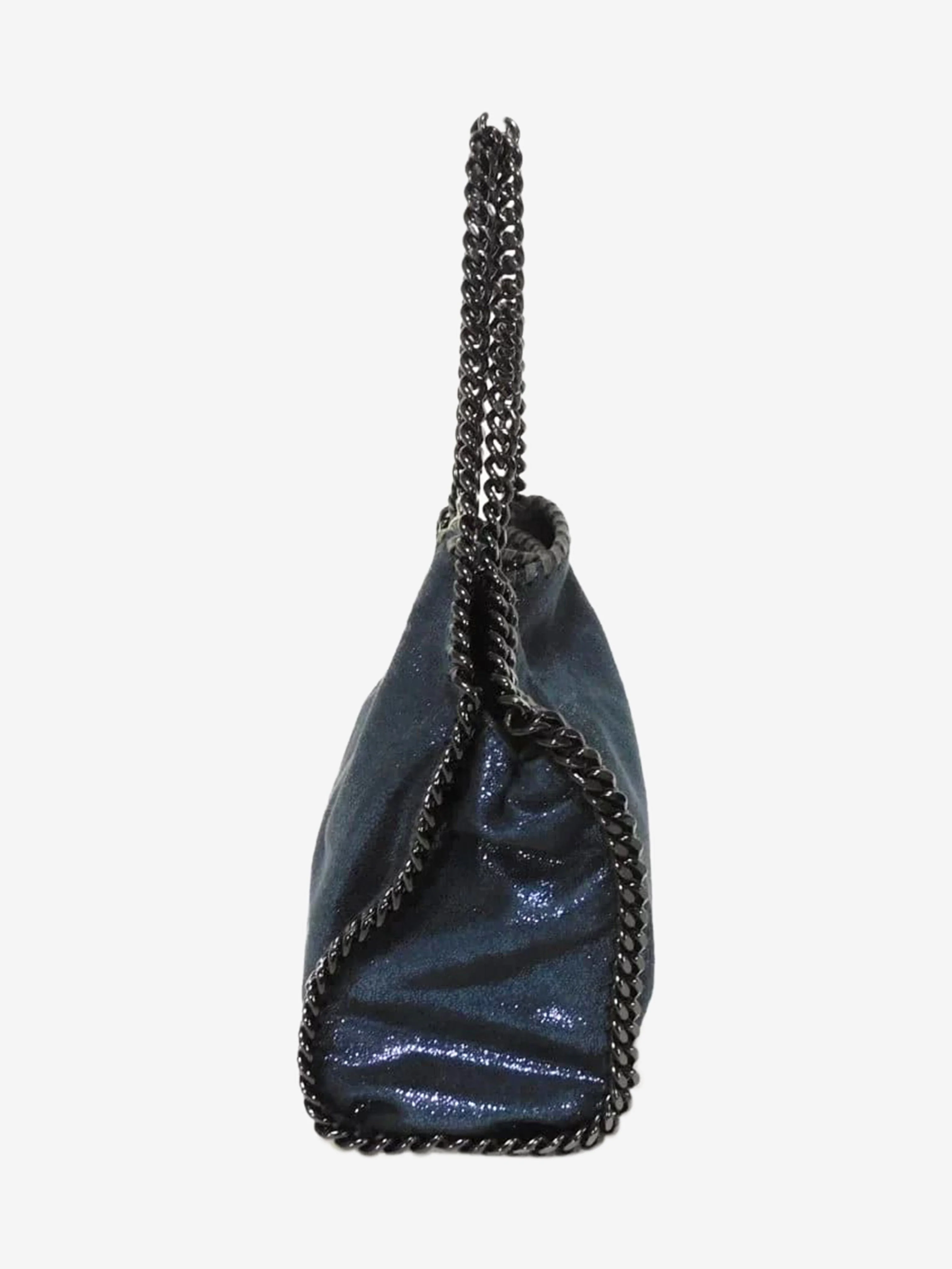 Dark blue Falabella chain bag - Image 4
