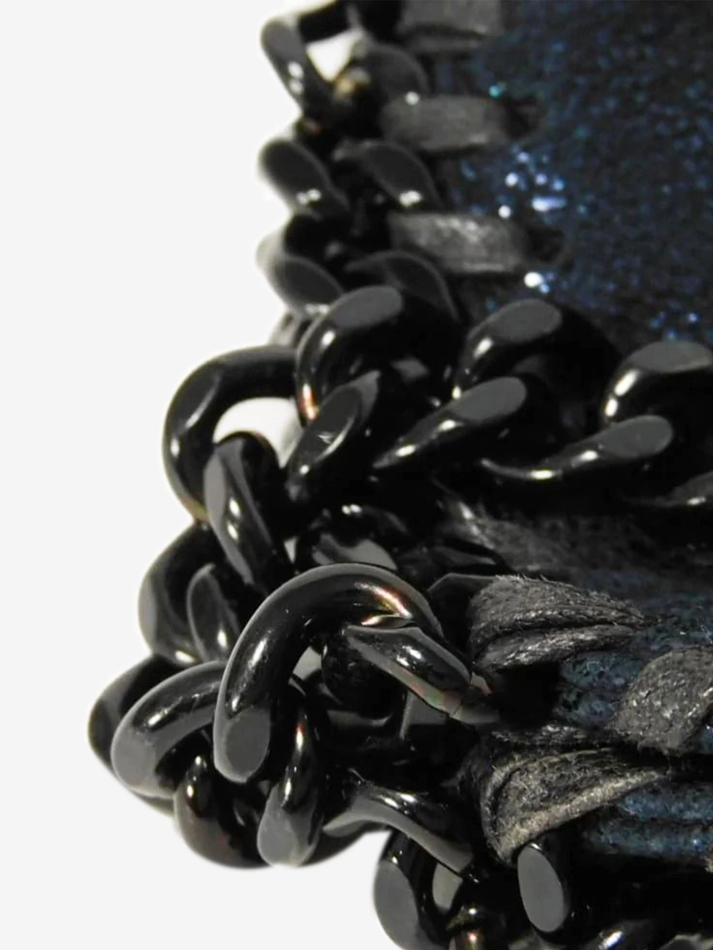 Dark blue Falabella chain bag - Image 5