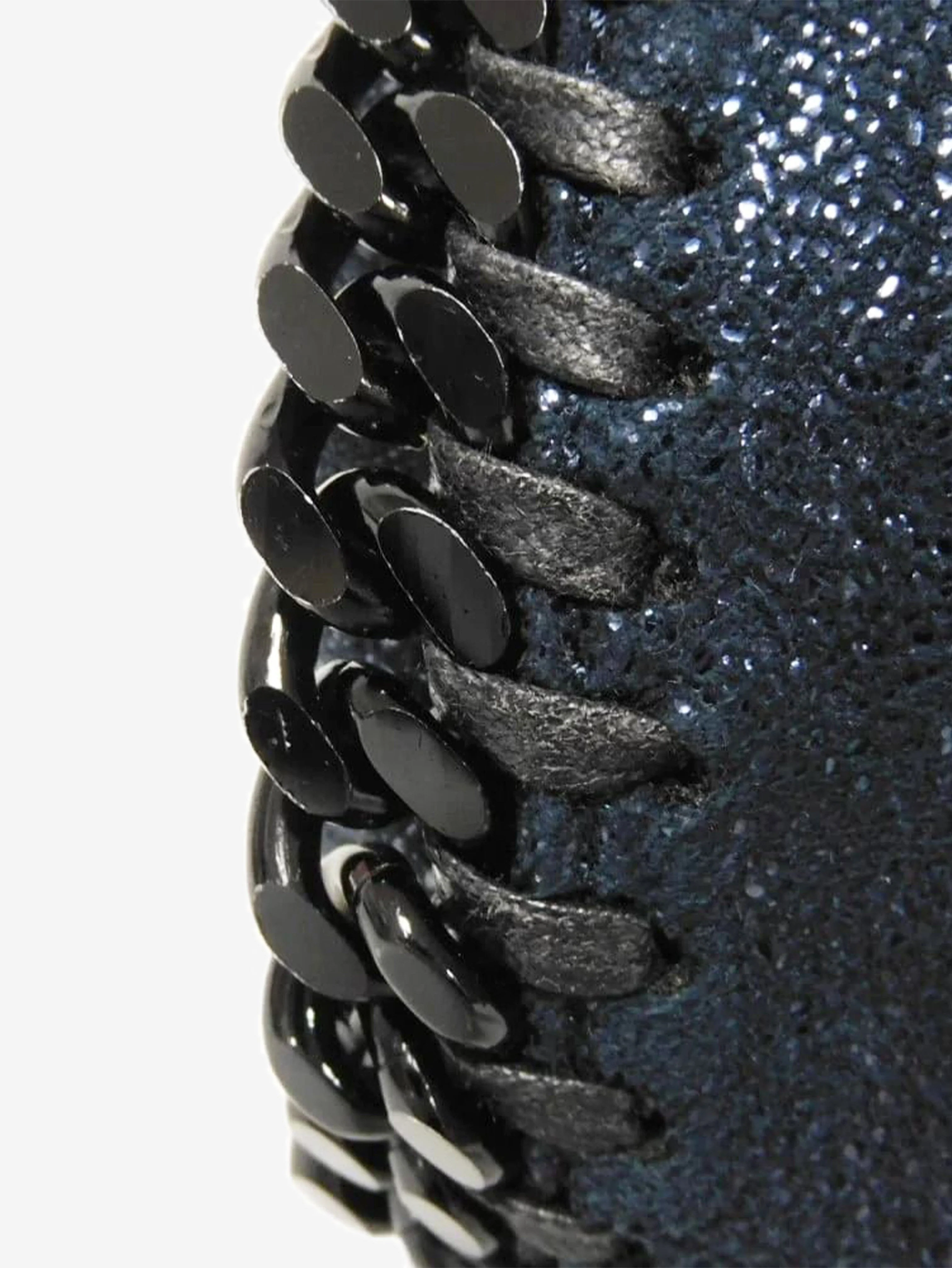 Dark blue Falabella chain bag - Image 8