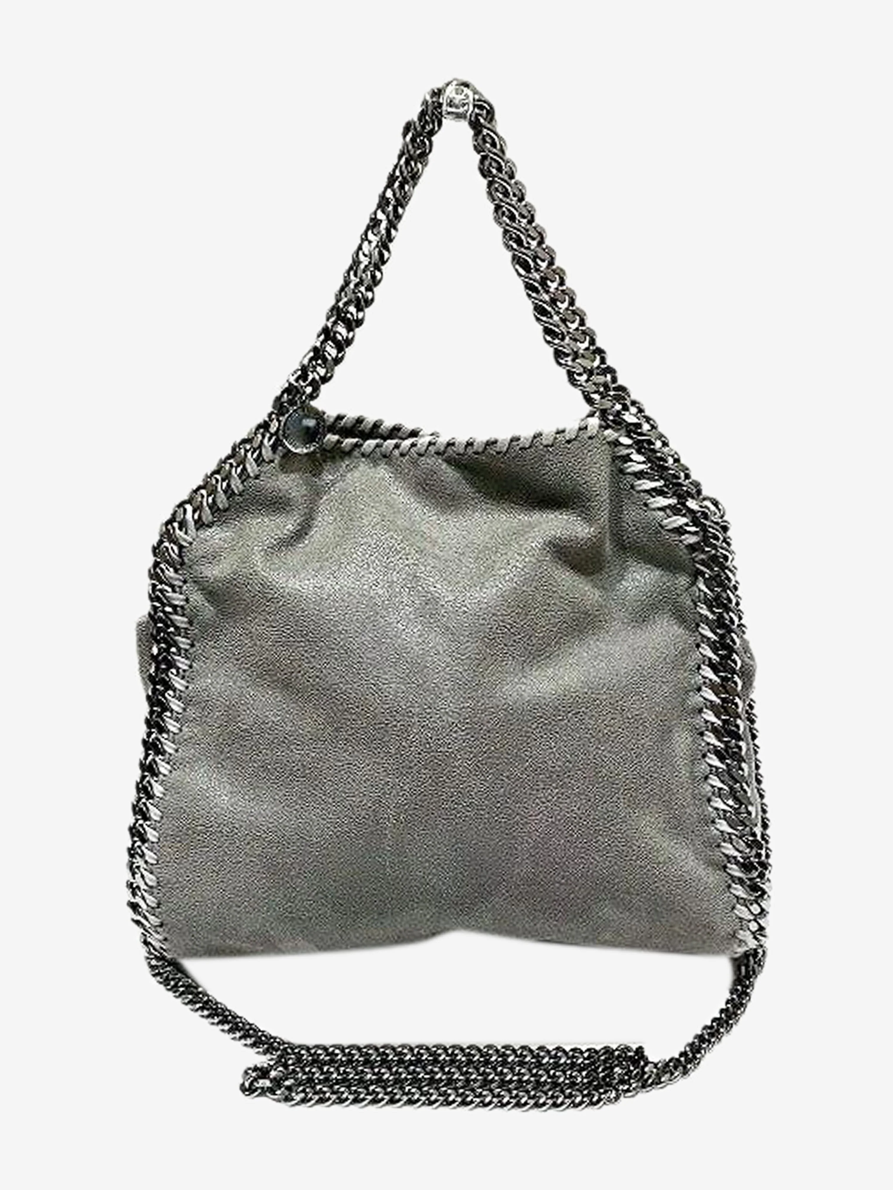 Grey Falabella chain shoulder bag