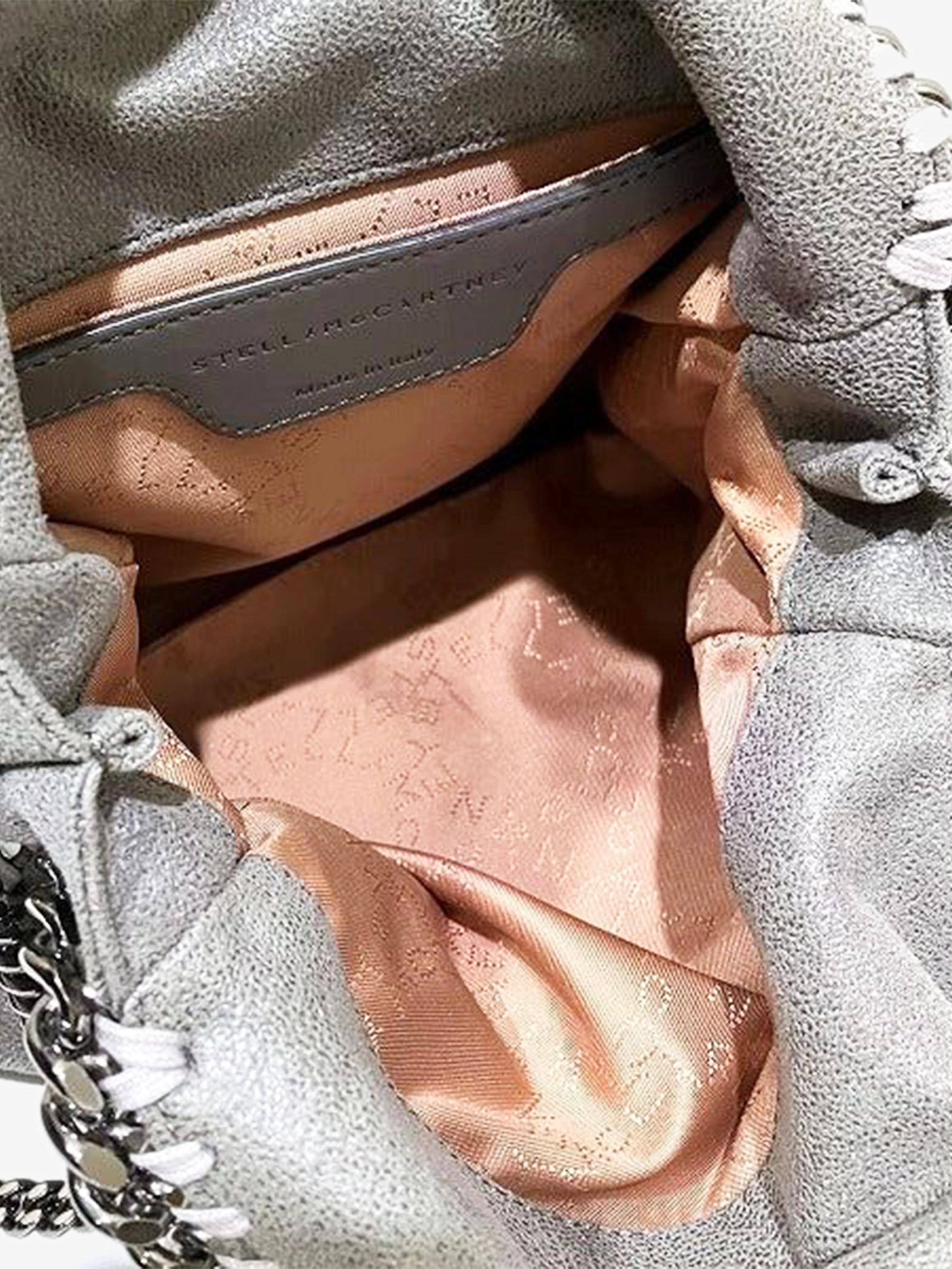 Grey Falabella chain shoulder bag - Image 5