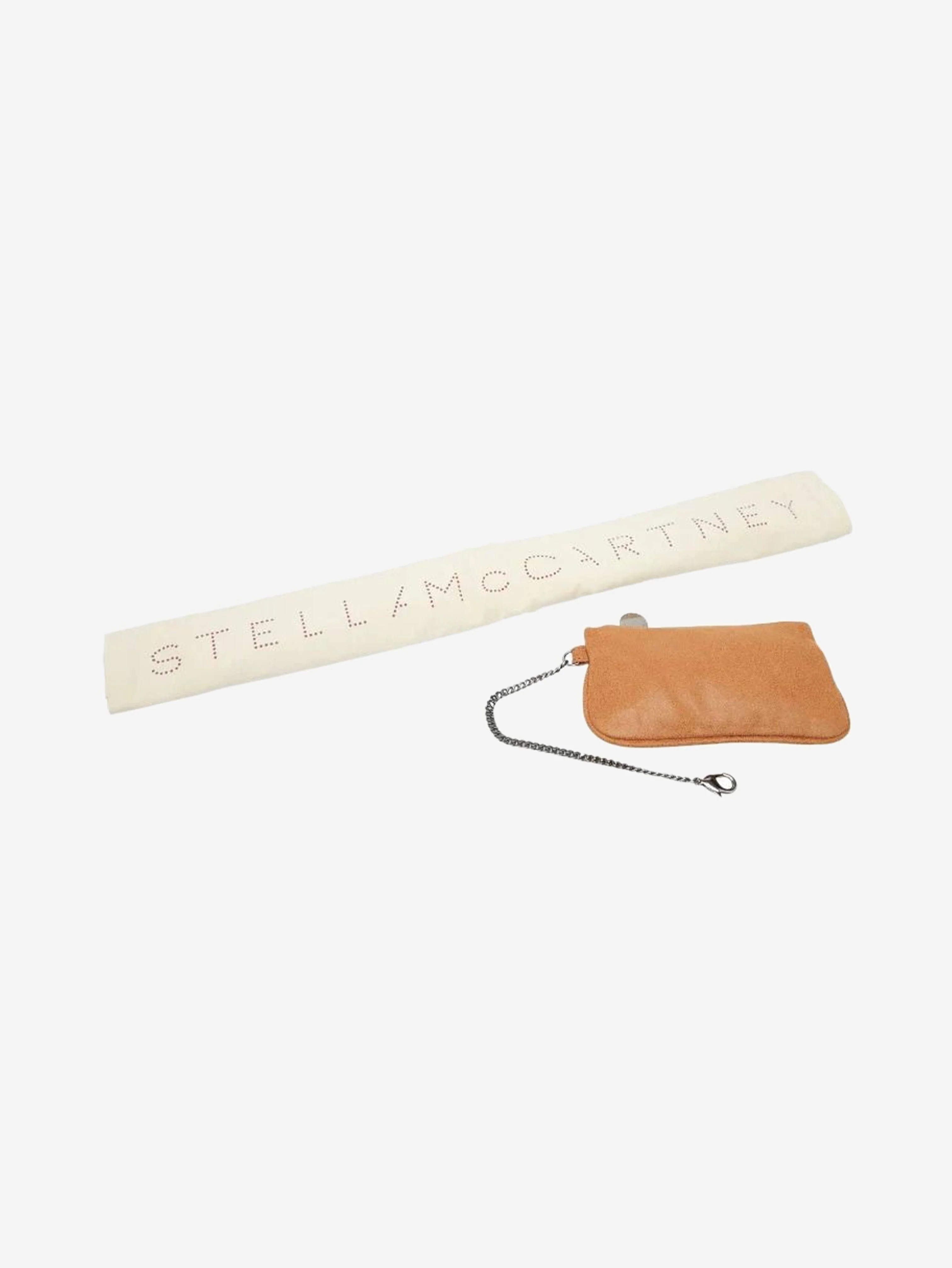 Orange Falabella chain bag - Image 11