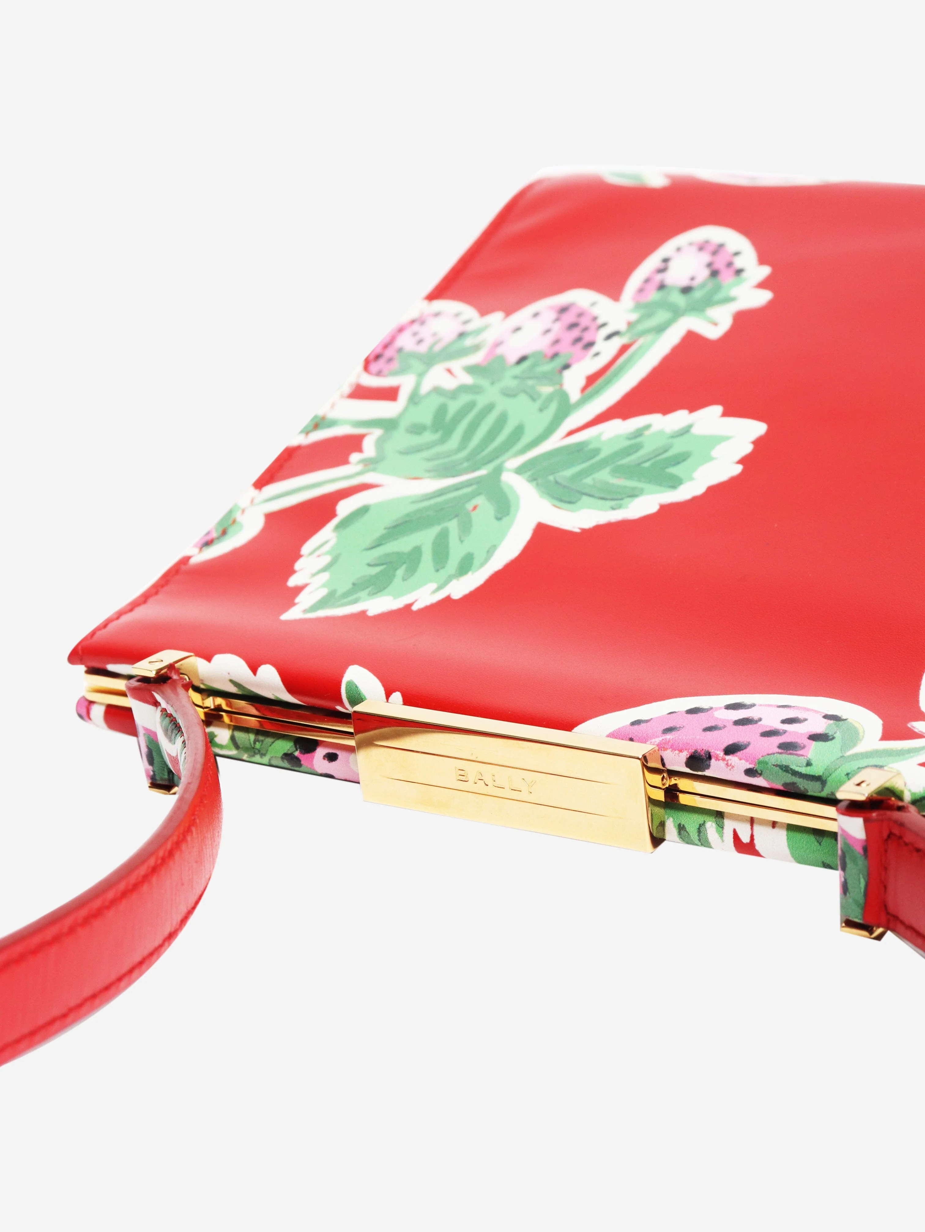 Strawberry print shoulder bag - Image 3