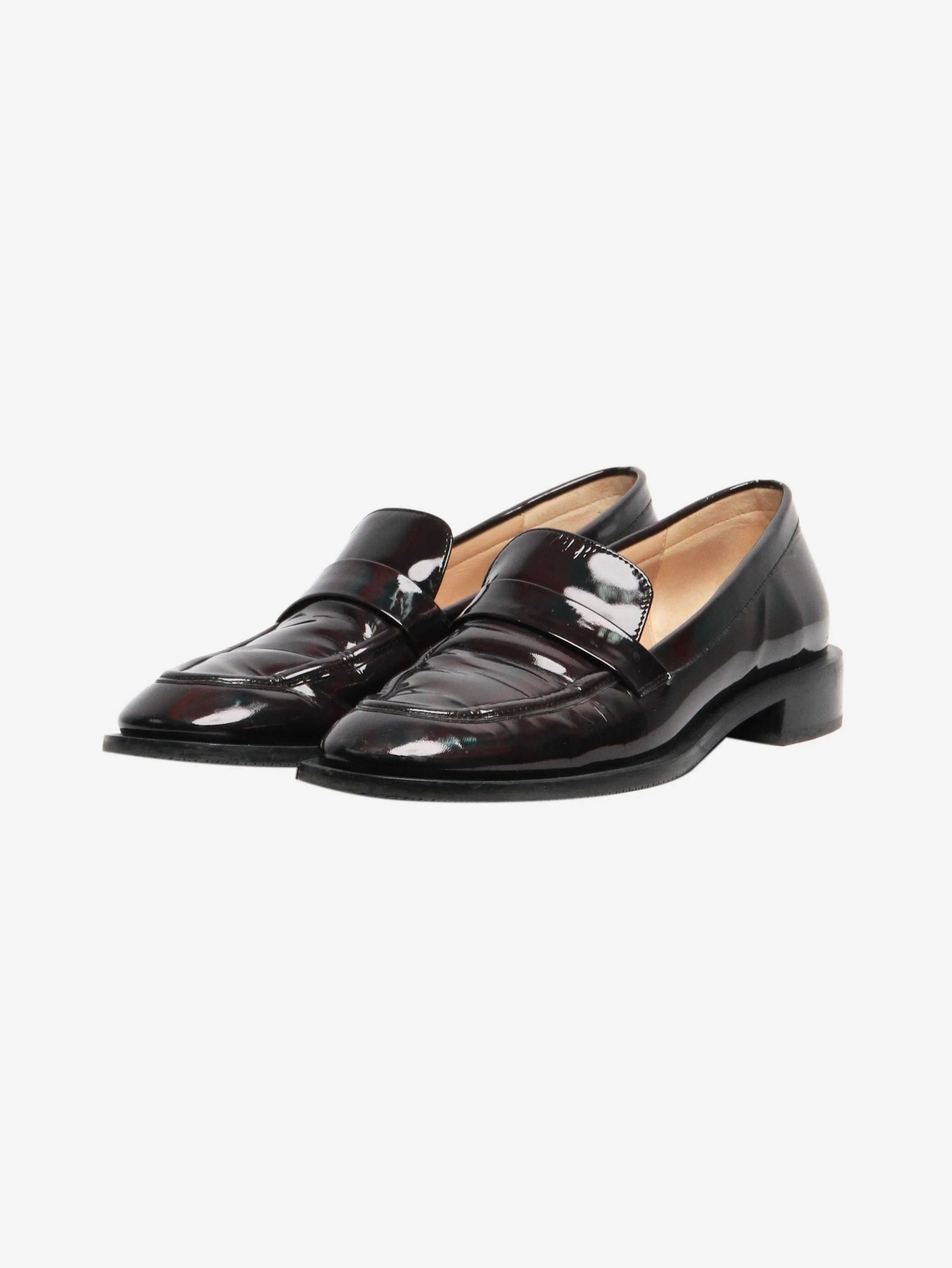 Black patent loafers - size EU 41.5 - Image 2