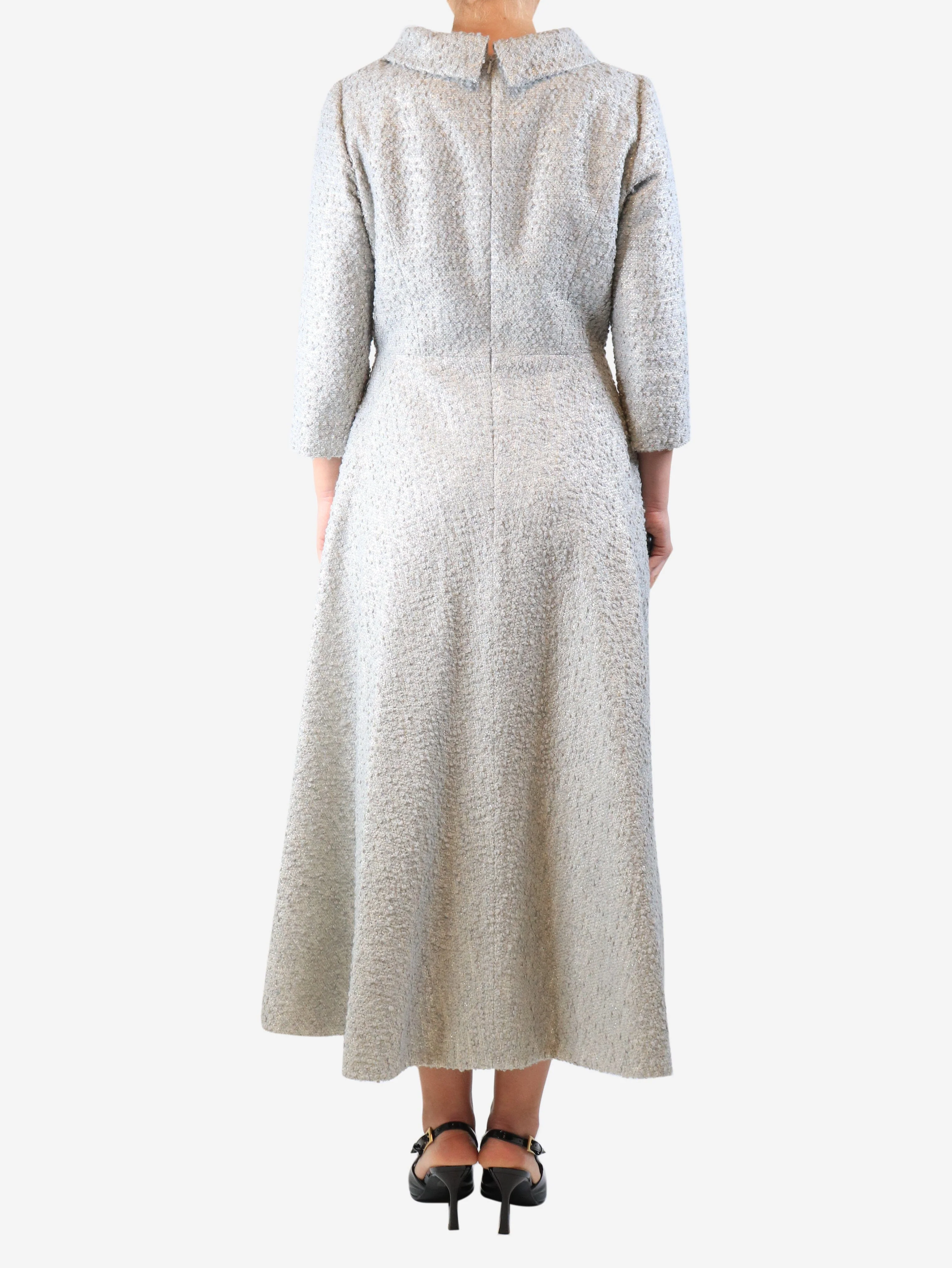 Winter sky Blythe midi dress - size UK 12 - Image 2