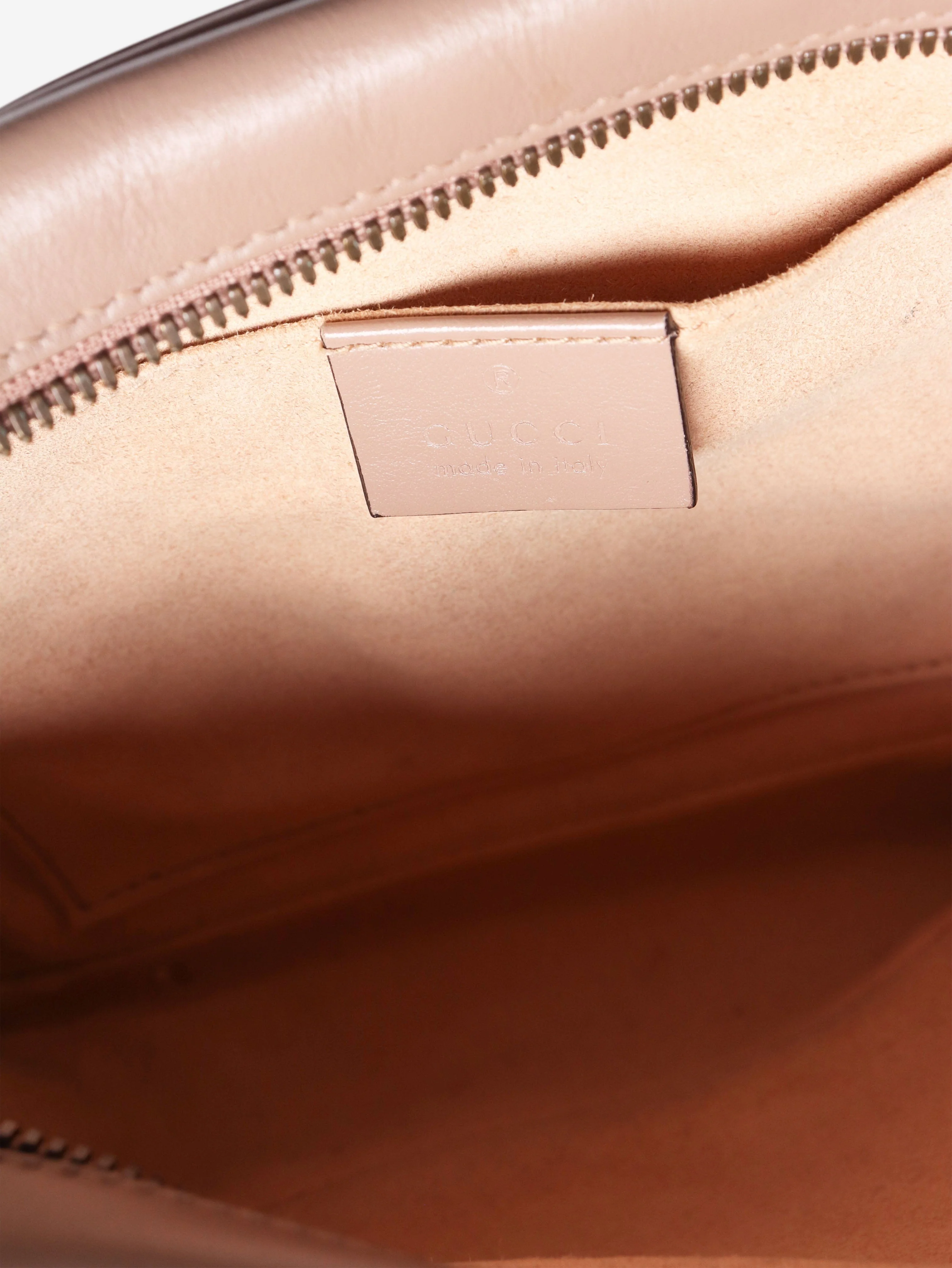 Taupe GG Marmont leather bag - Image 8
