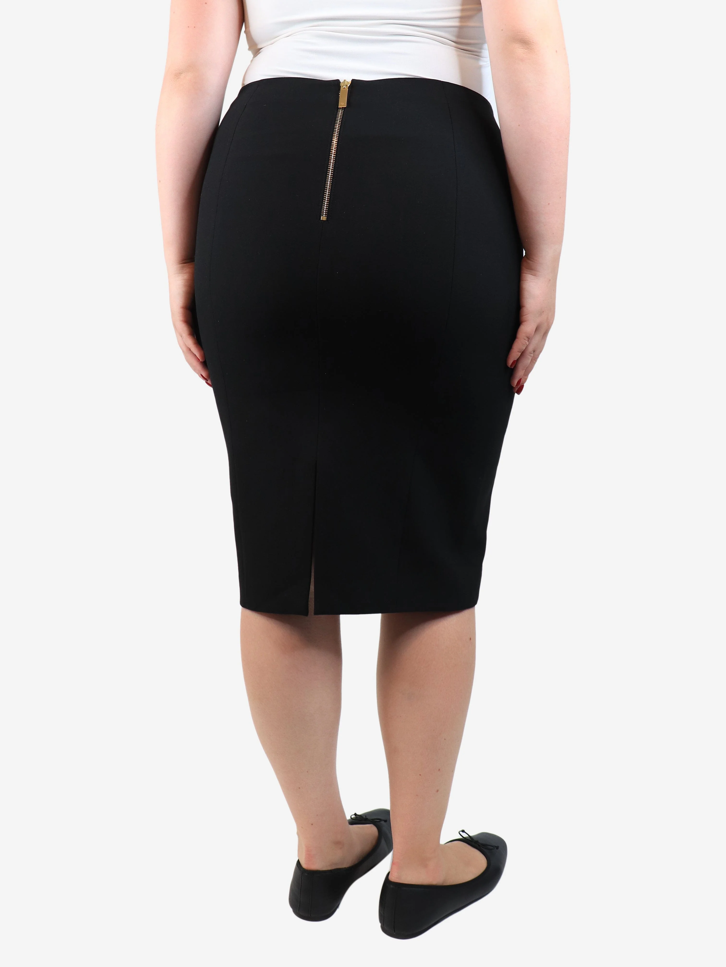 Black pencil skirt - size UK 14 - Image 3