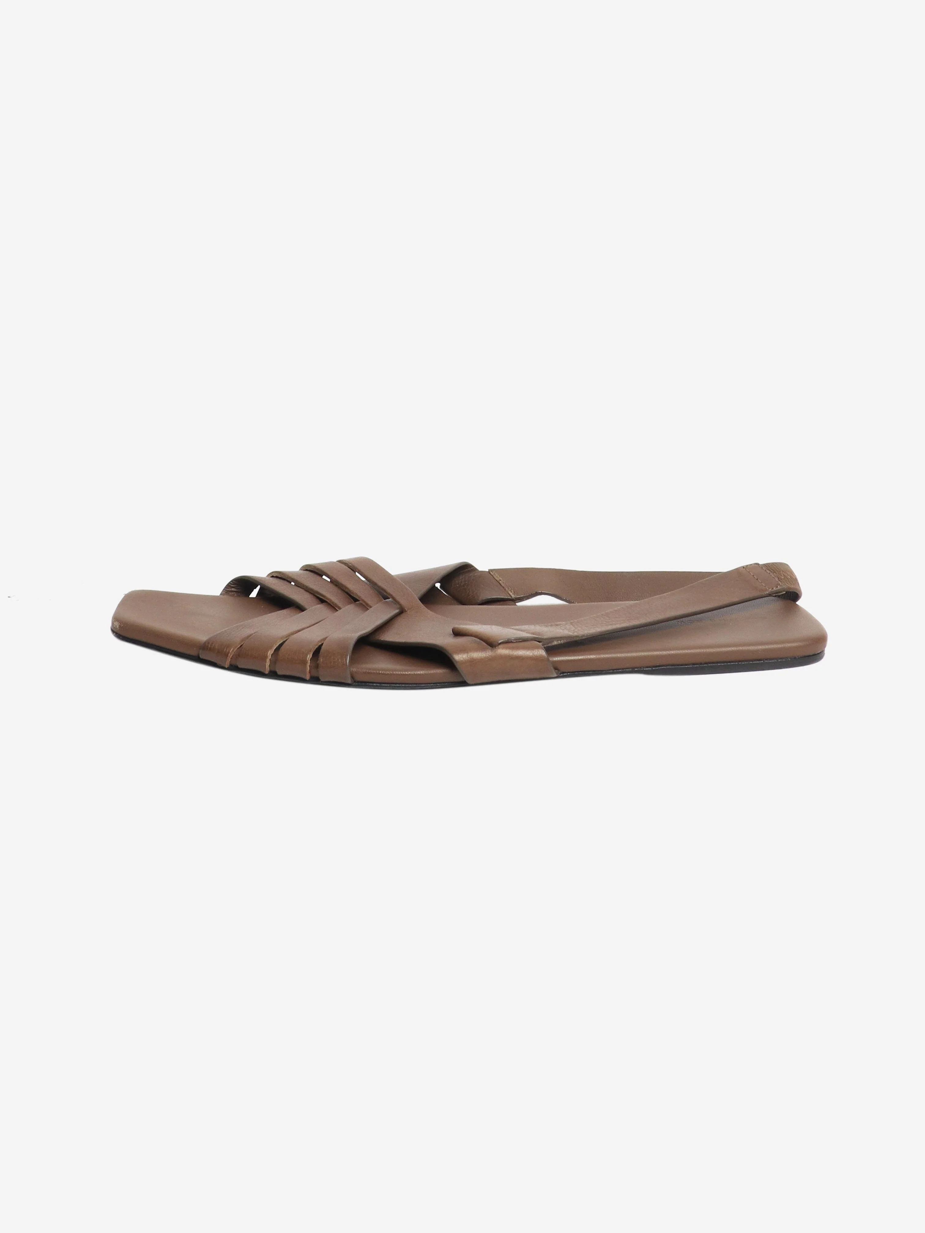 Brown Meera slingback sandals - size EU 40