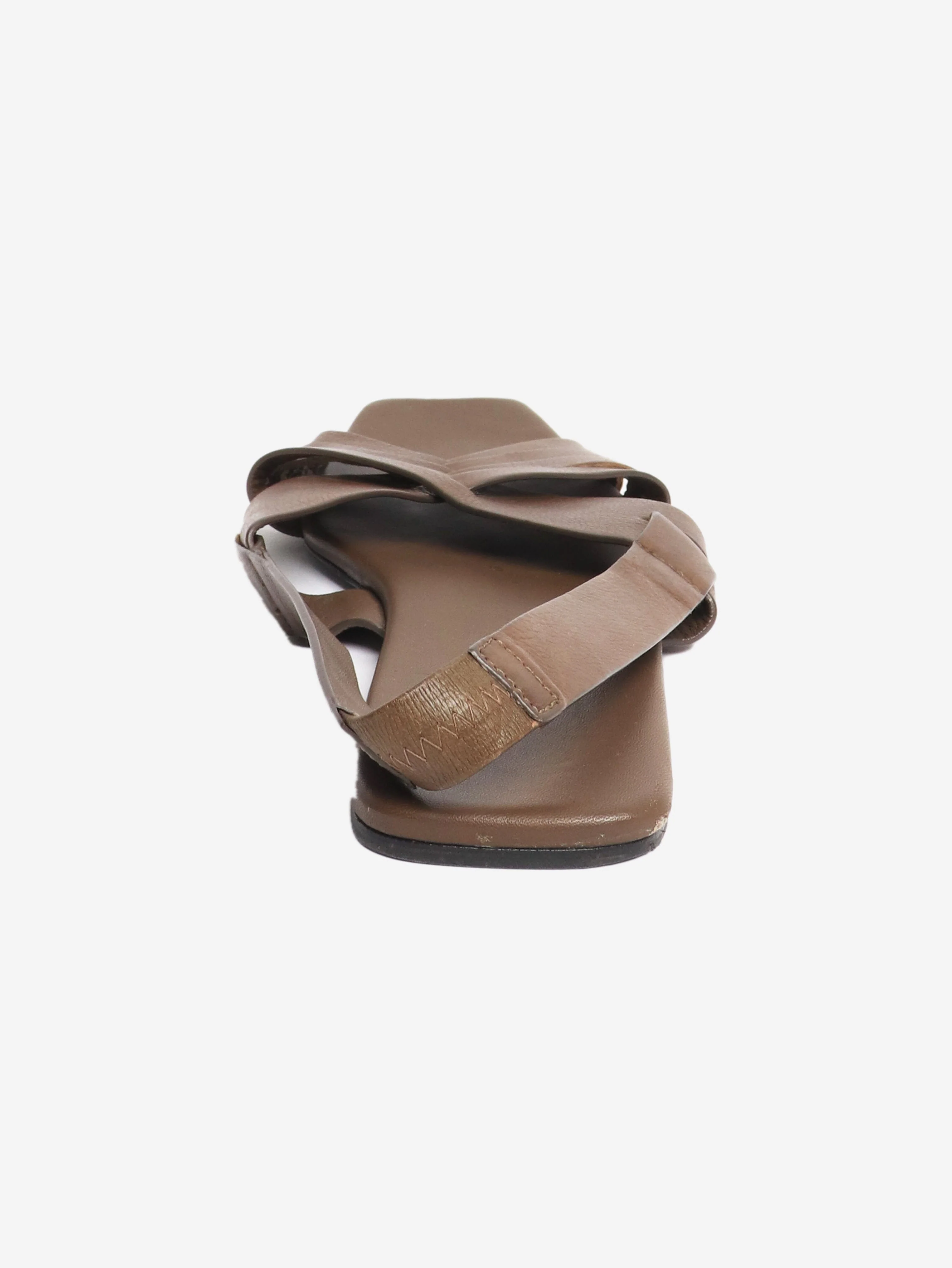 Brown Meera slingback sandals - size EU 40 - Image 3
