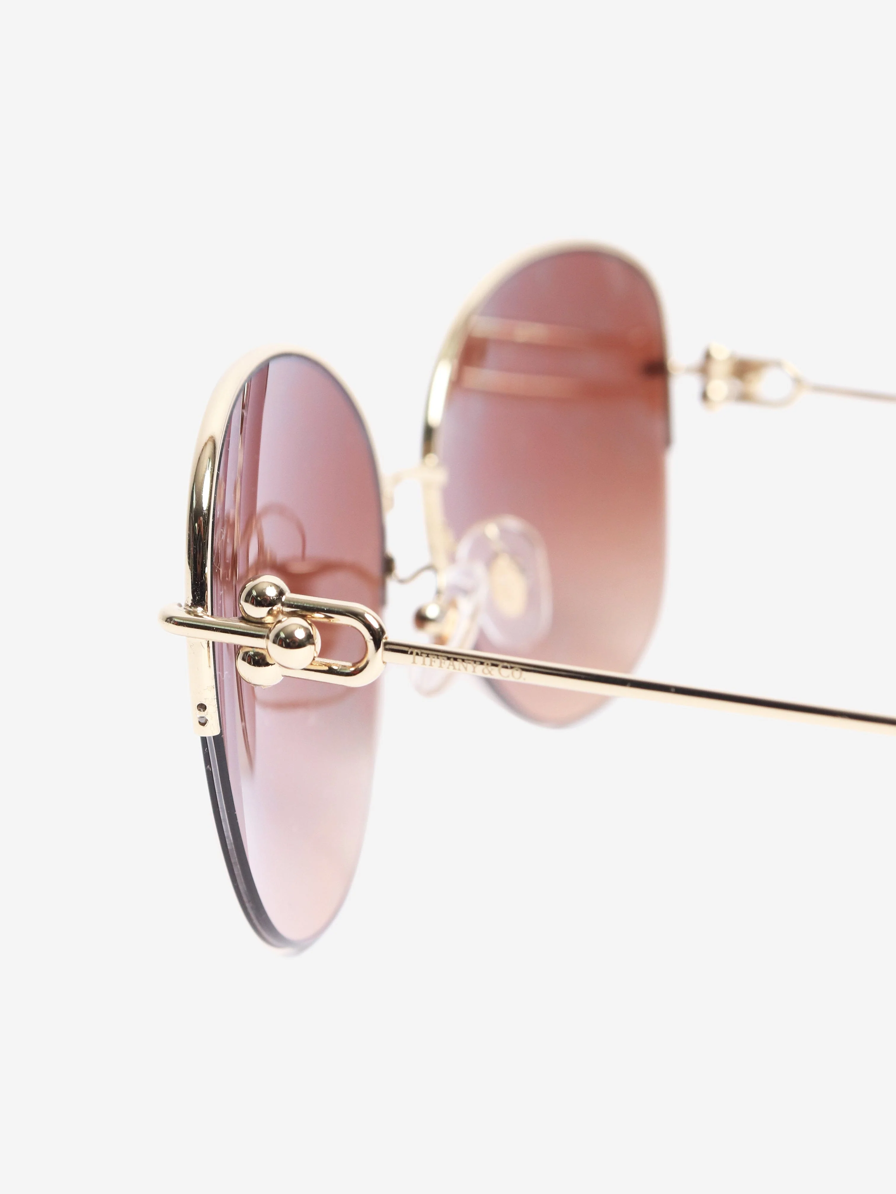 Gold square sunglasses - Image 2