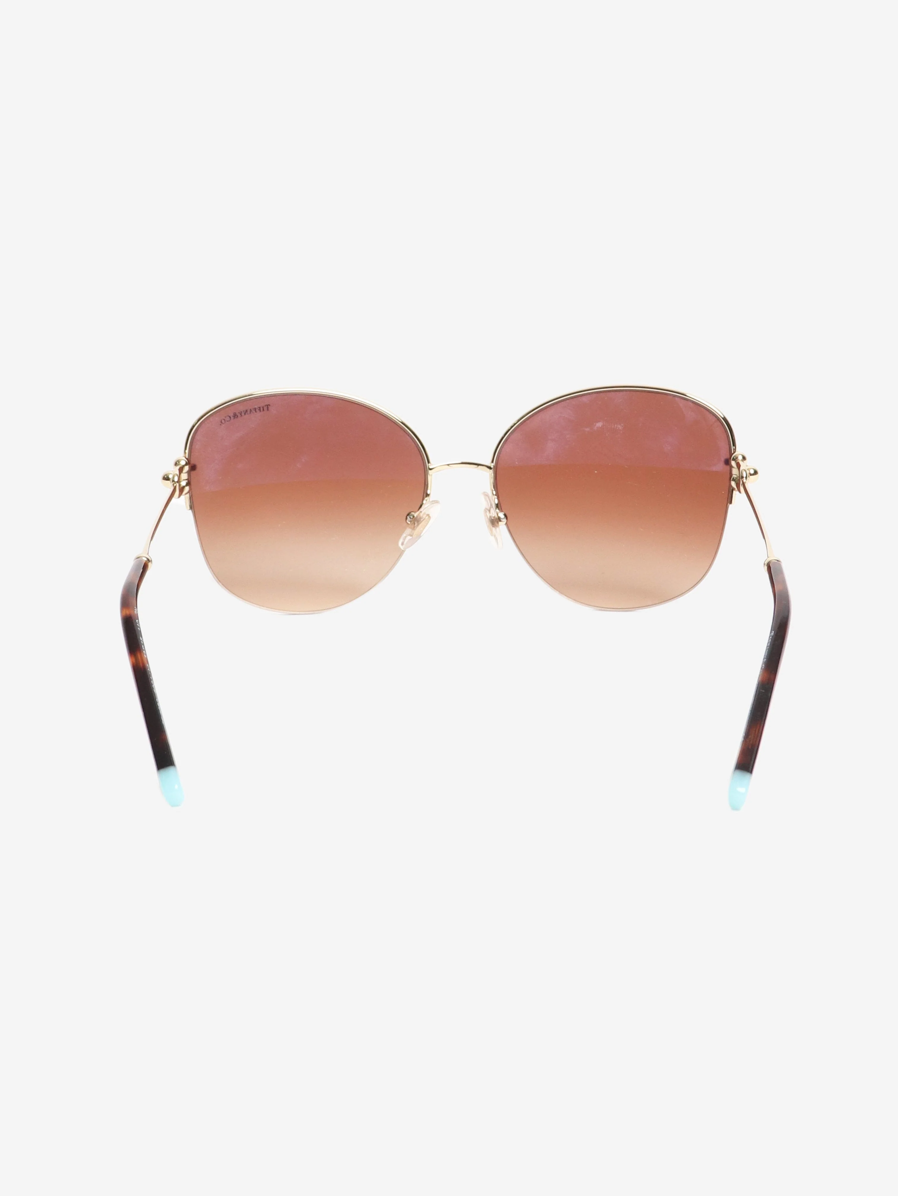 Gold square sunglasses - Image 3