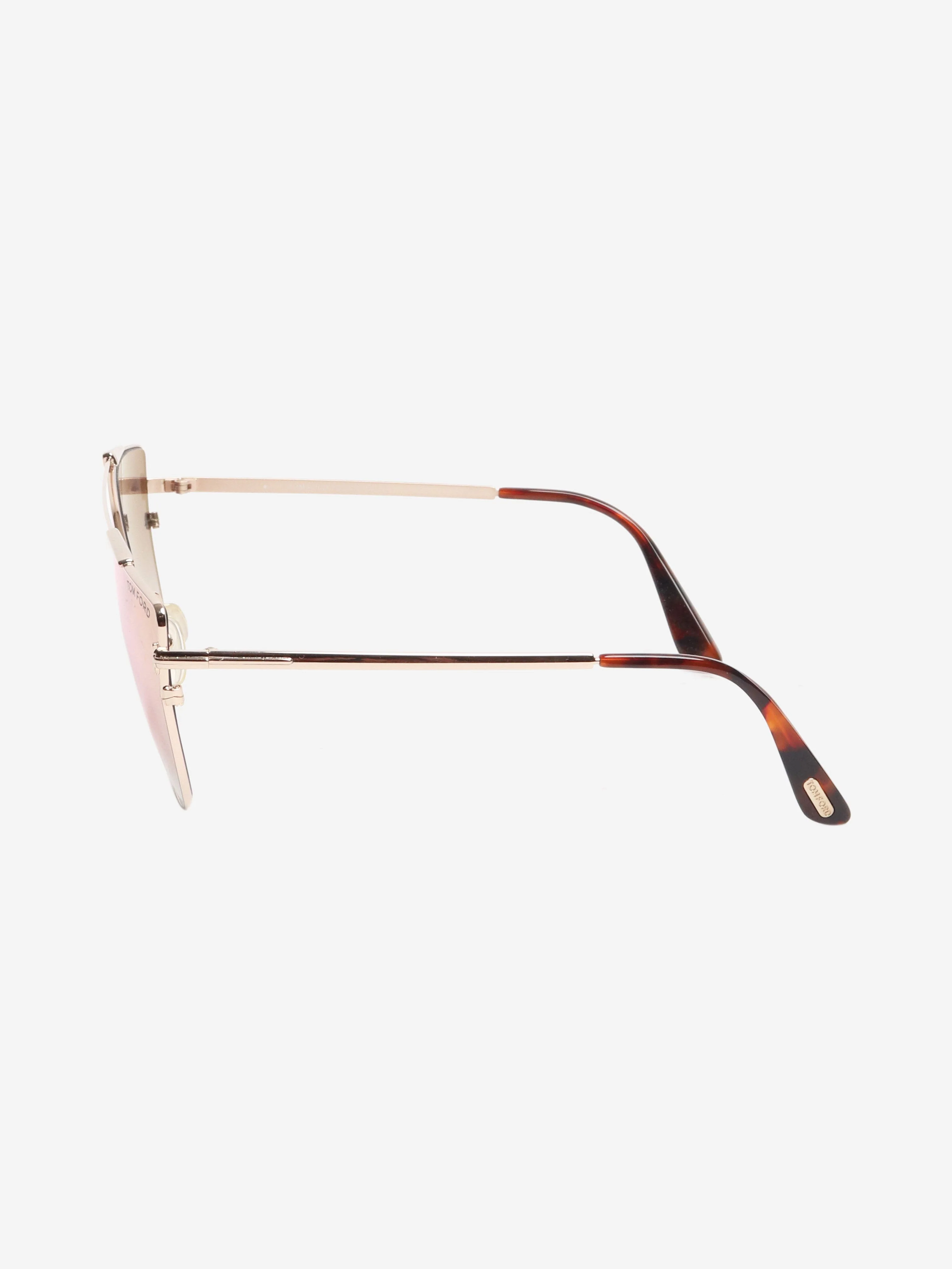 Gold aviator sunglasses - Image 4