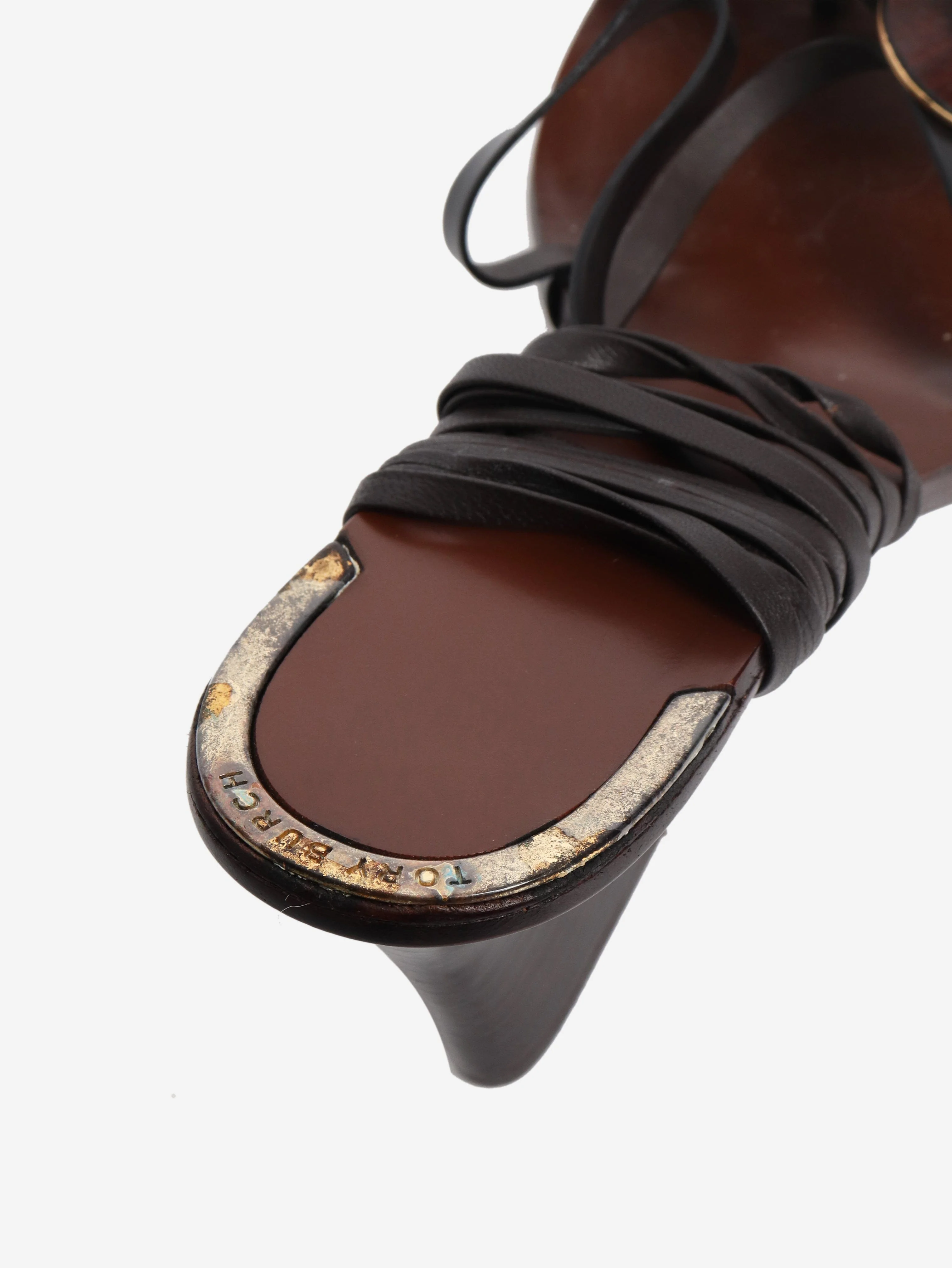 Brown Patos heeled sandals - size EU 38.5 - Image 5