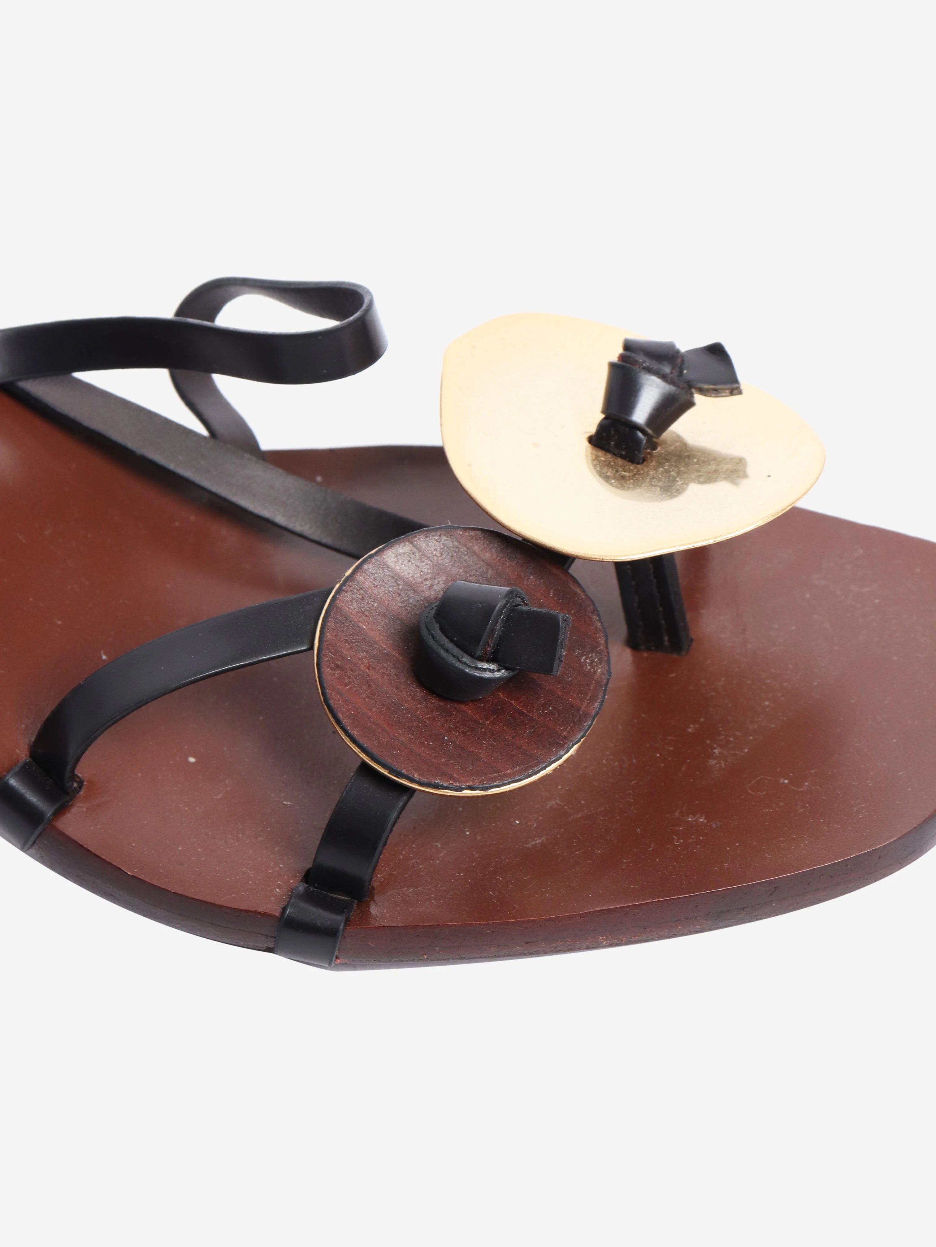 Brown Patos heeled sandals - size EU 38.5 - Image 6