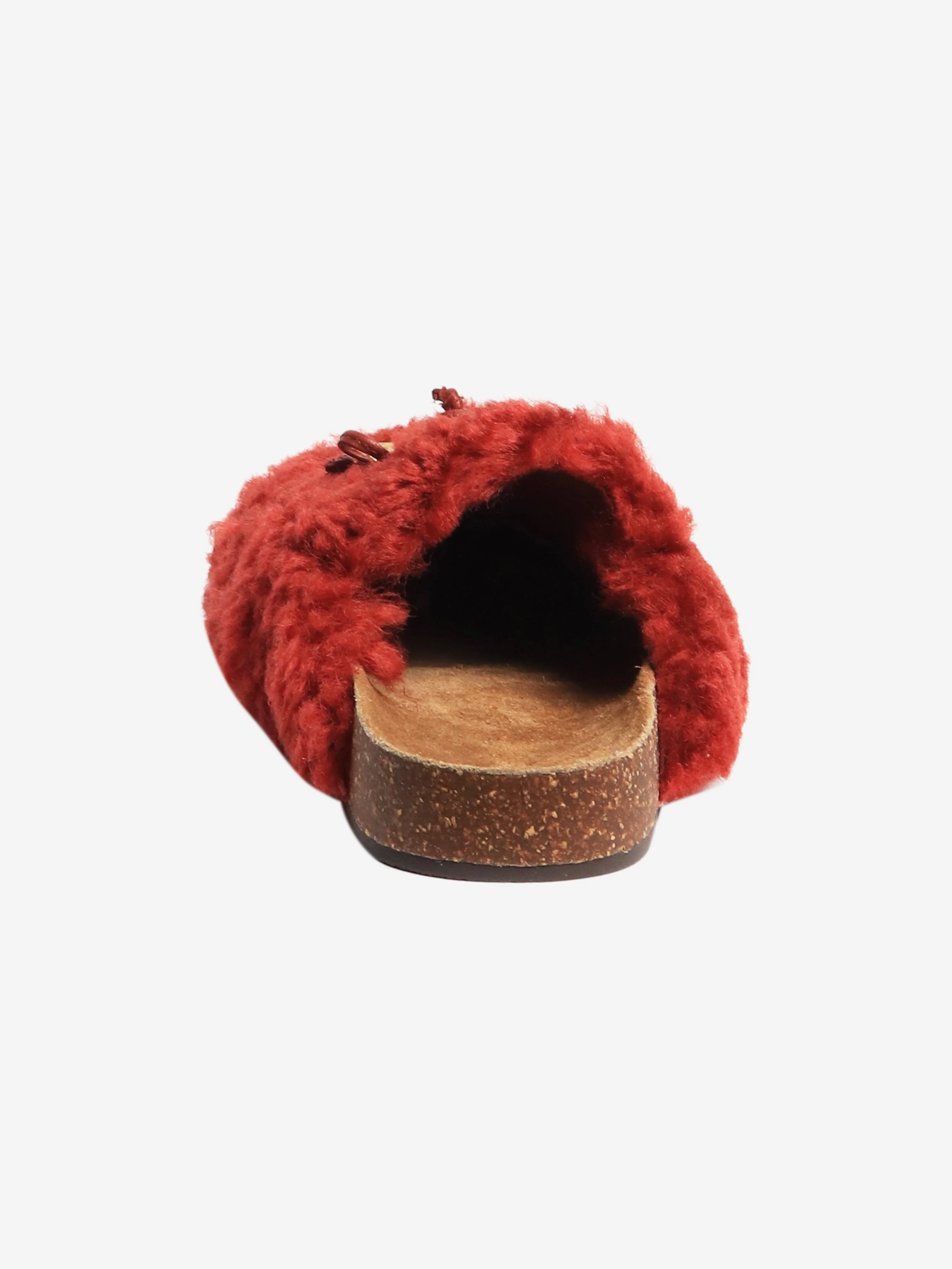 Tory Burch Smoked paprika shearling mules - size EU 36.5 - Image 3