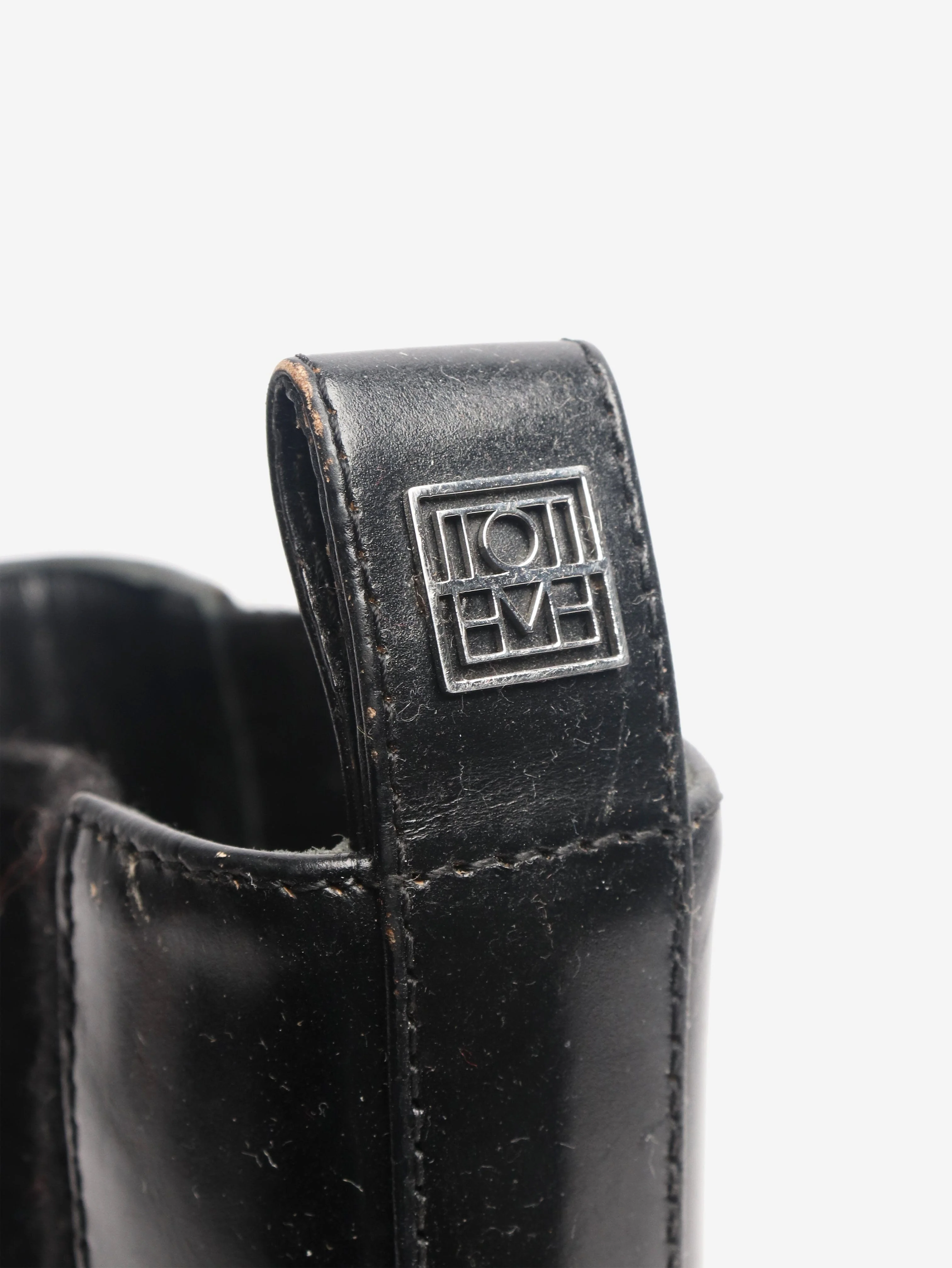 Black Chelsea leather ankle boots - size EU 38 - Image 4