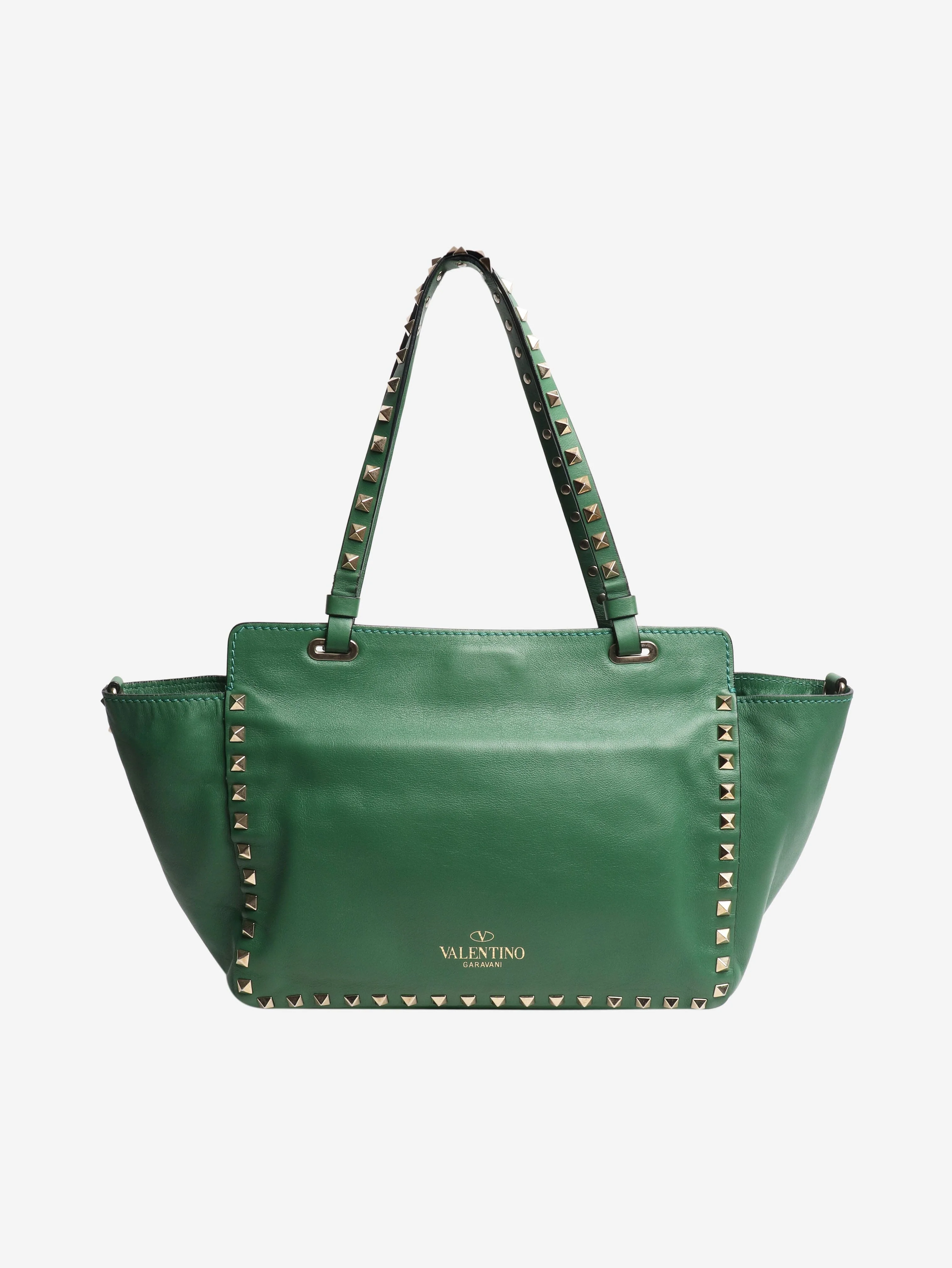 Green Rockstud tote bag - Image 4