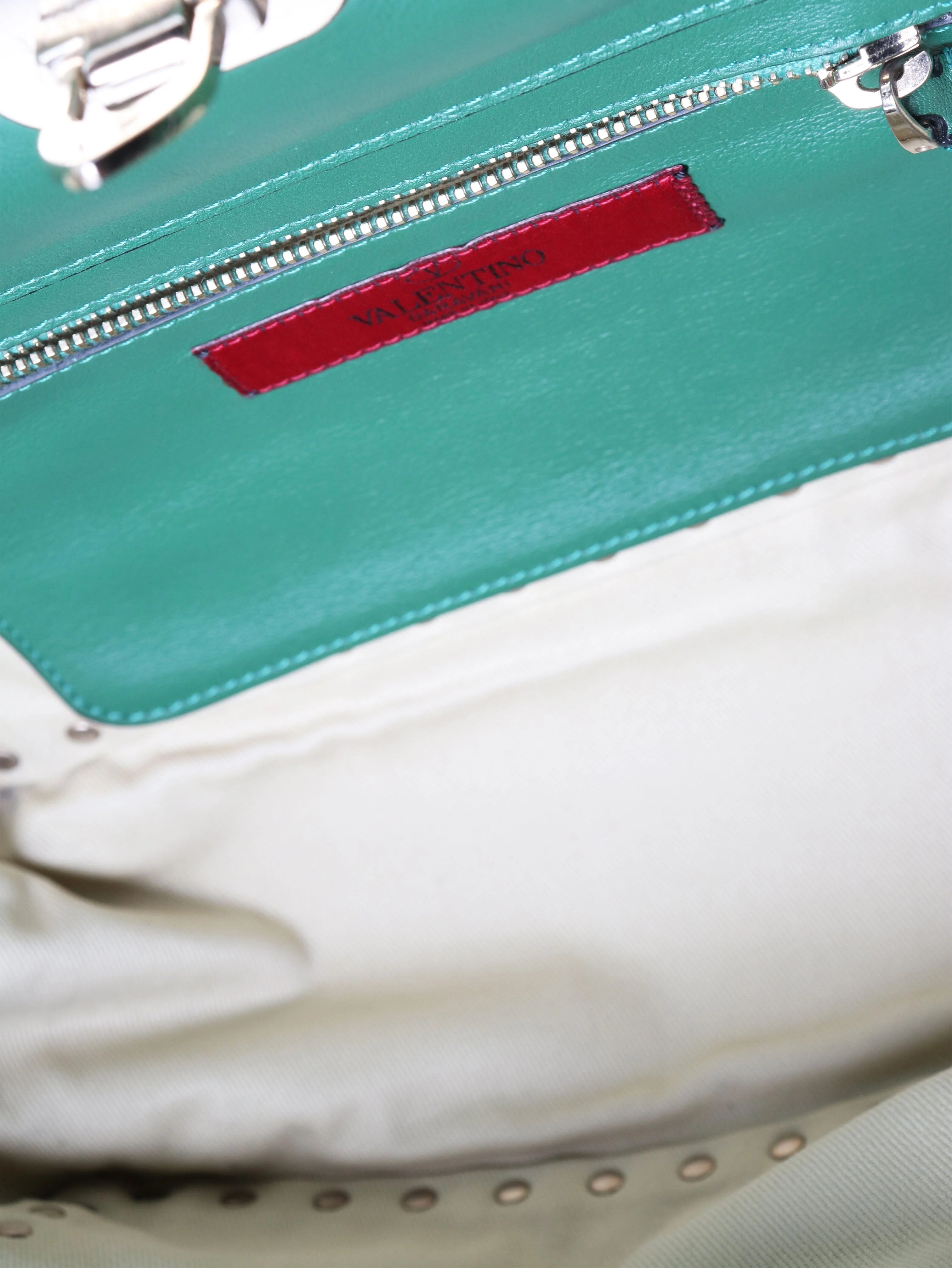 Green Rockstud tote bag - Image 7