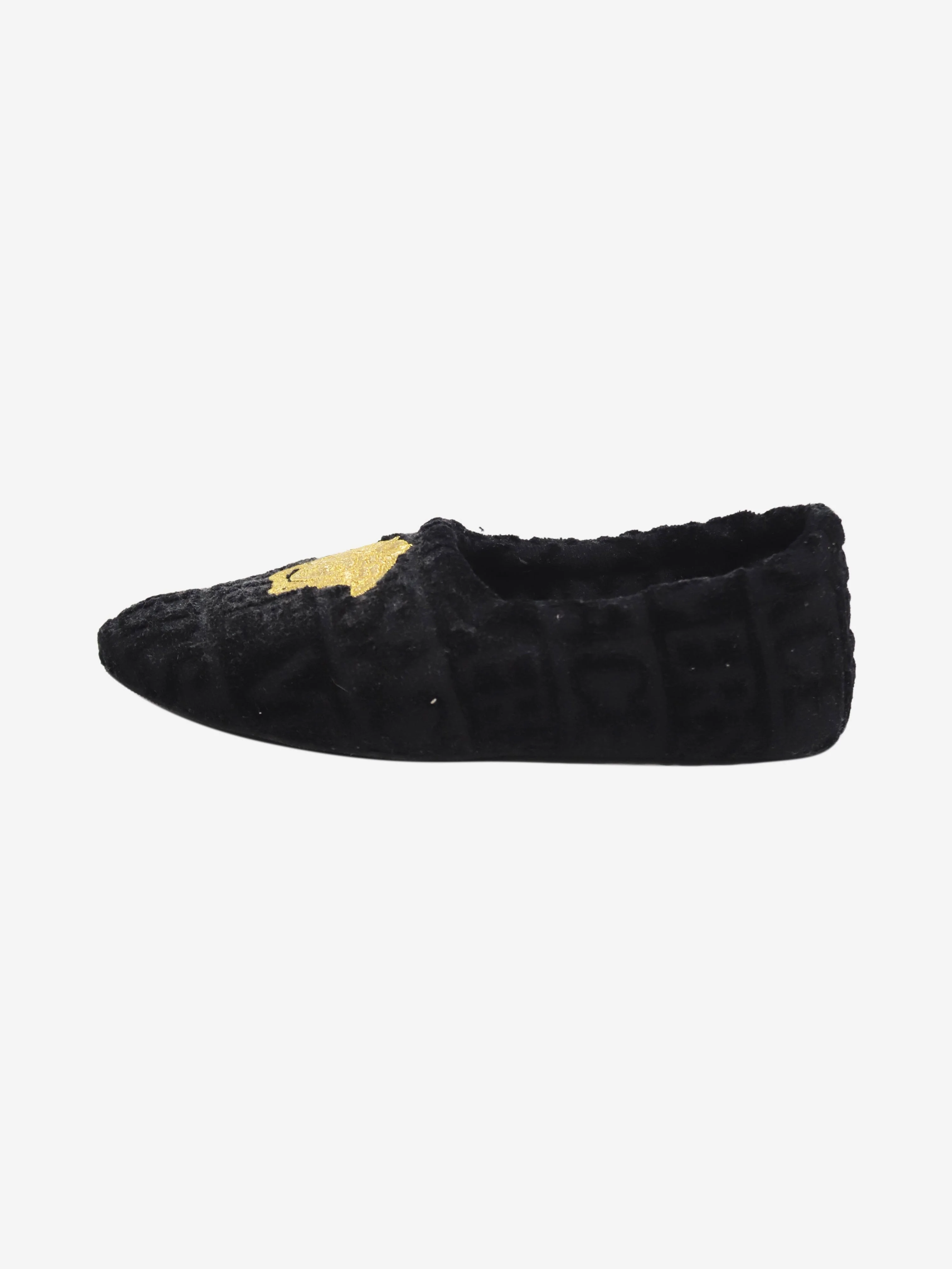 Black slippers - size EU 37