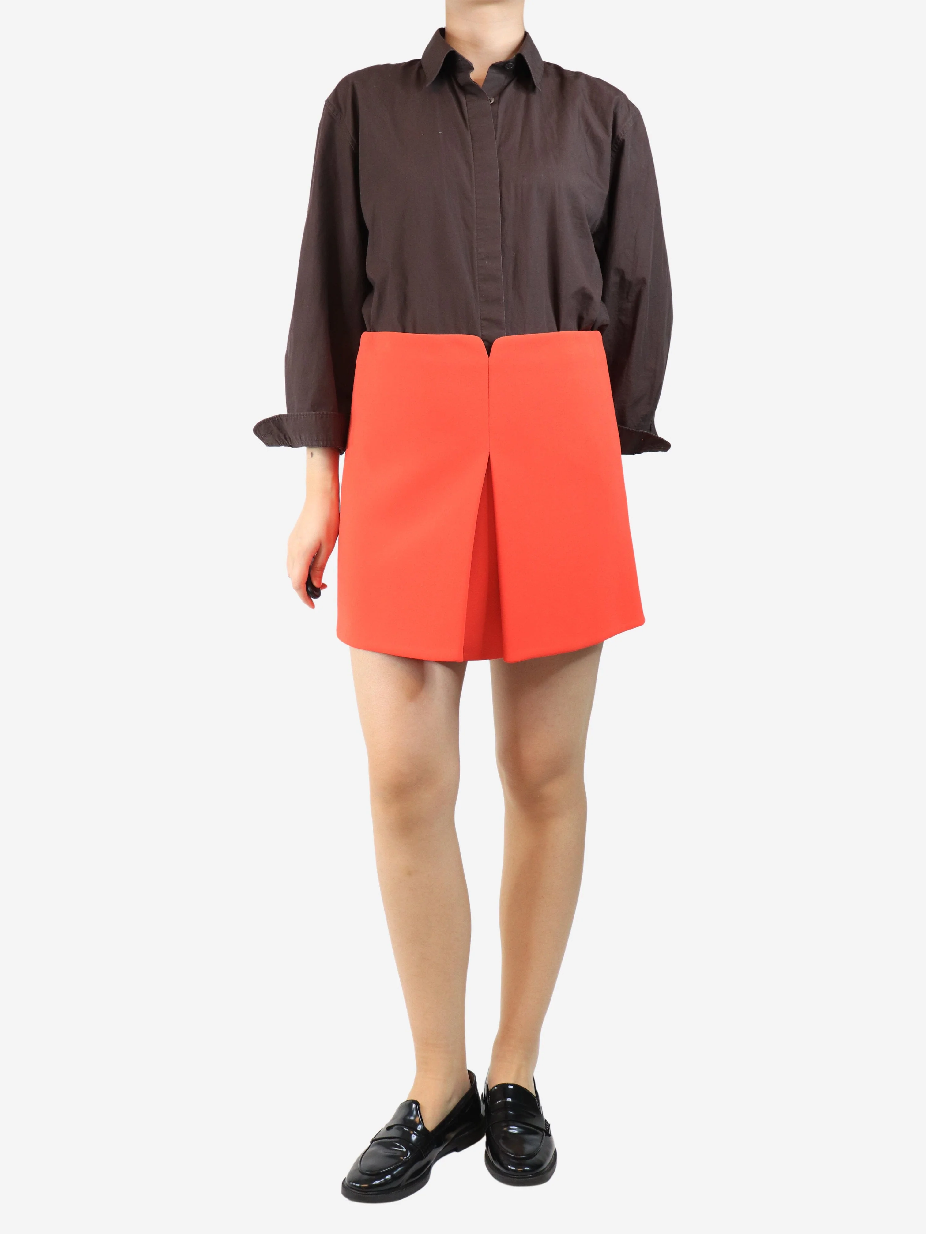 Red mini skirt - size UK 10 - Image 2