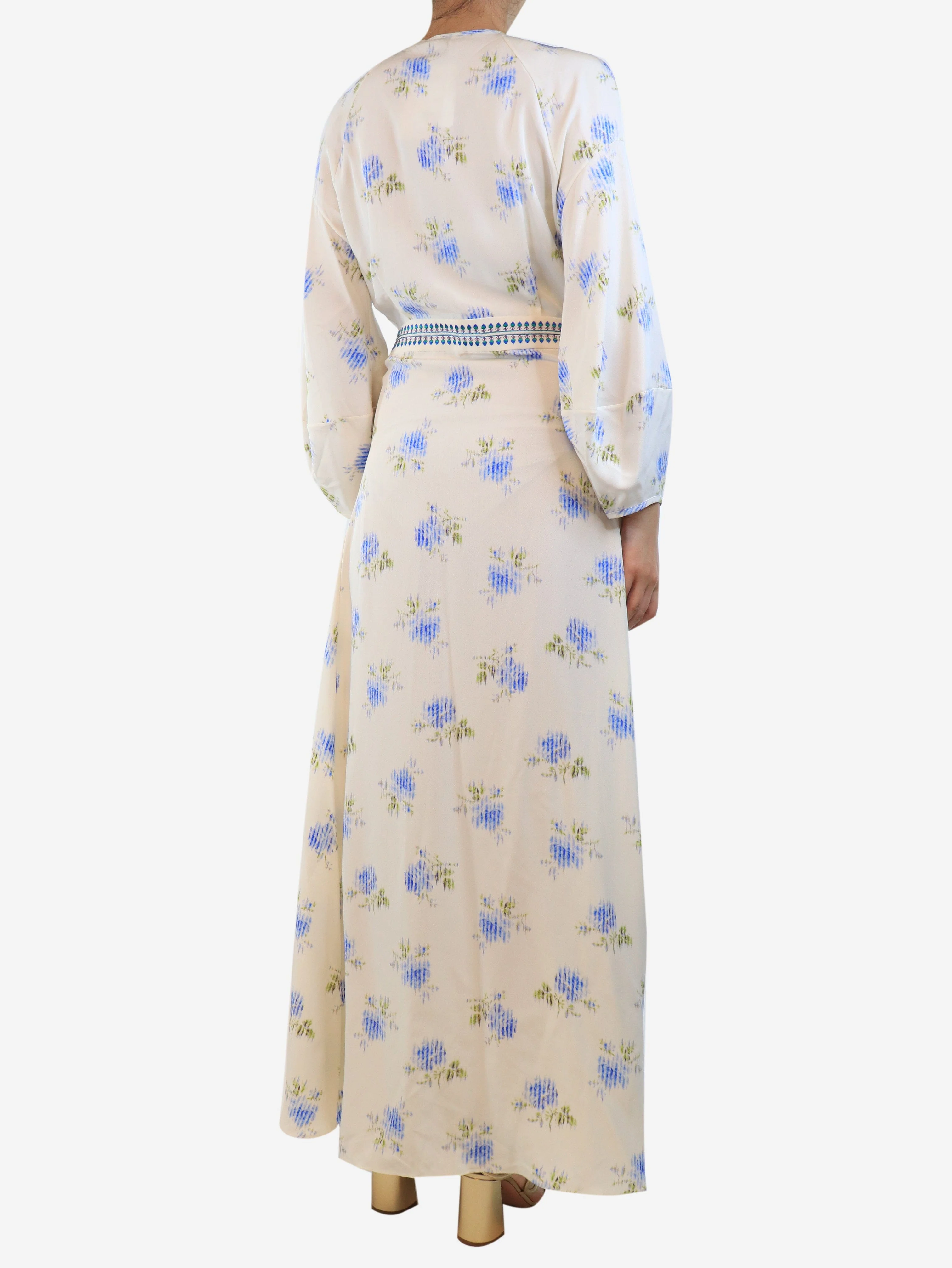 White Emma maxi dress - size UK 10 - Image 2