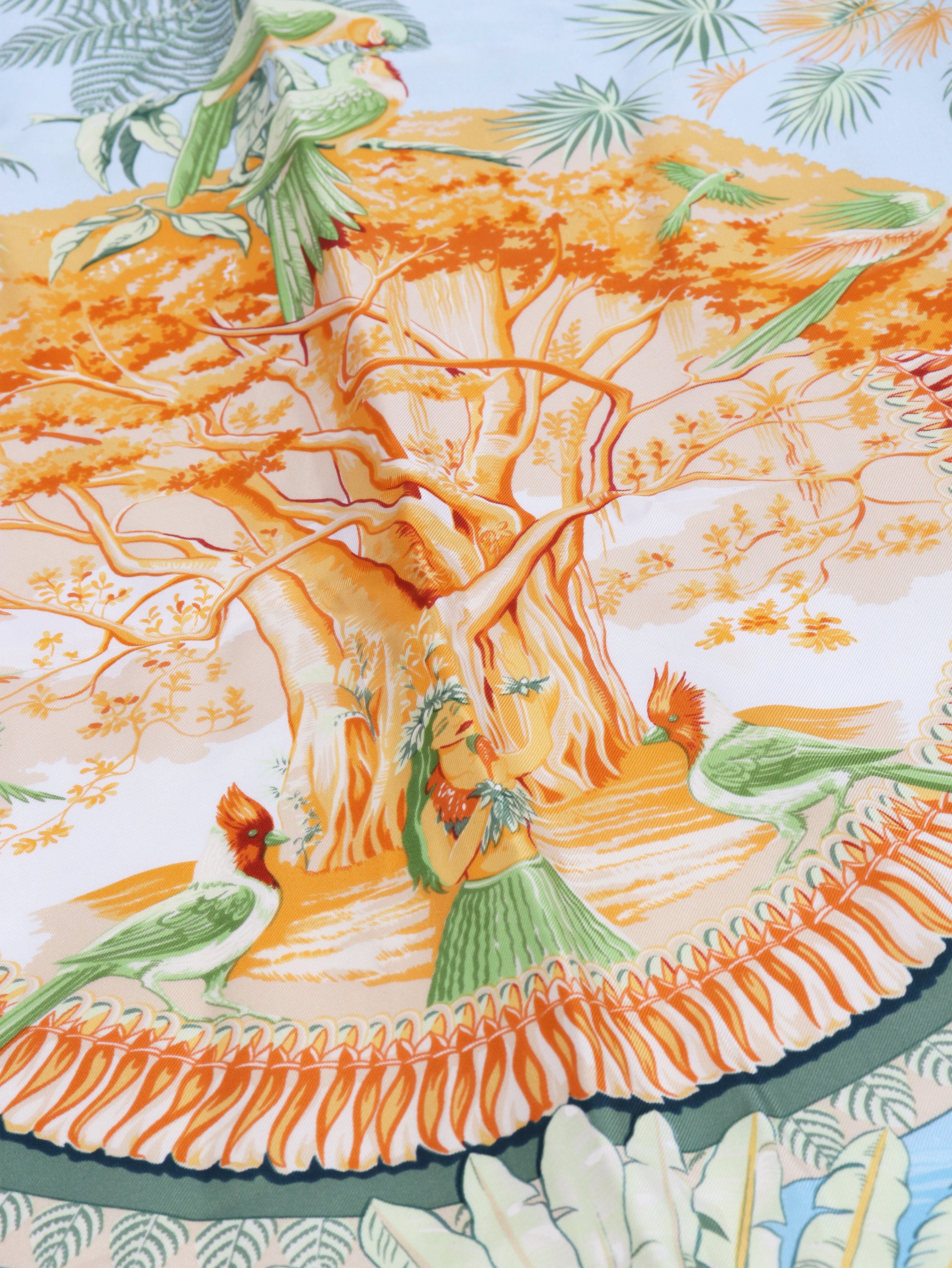 Vintage Aloha silk scarf - Image 2