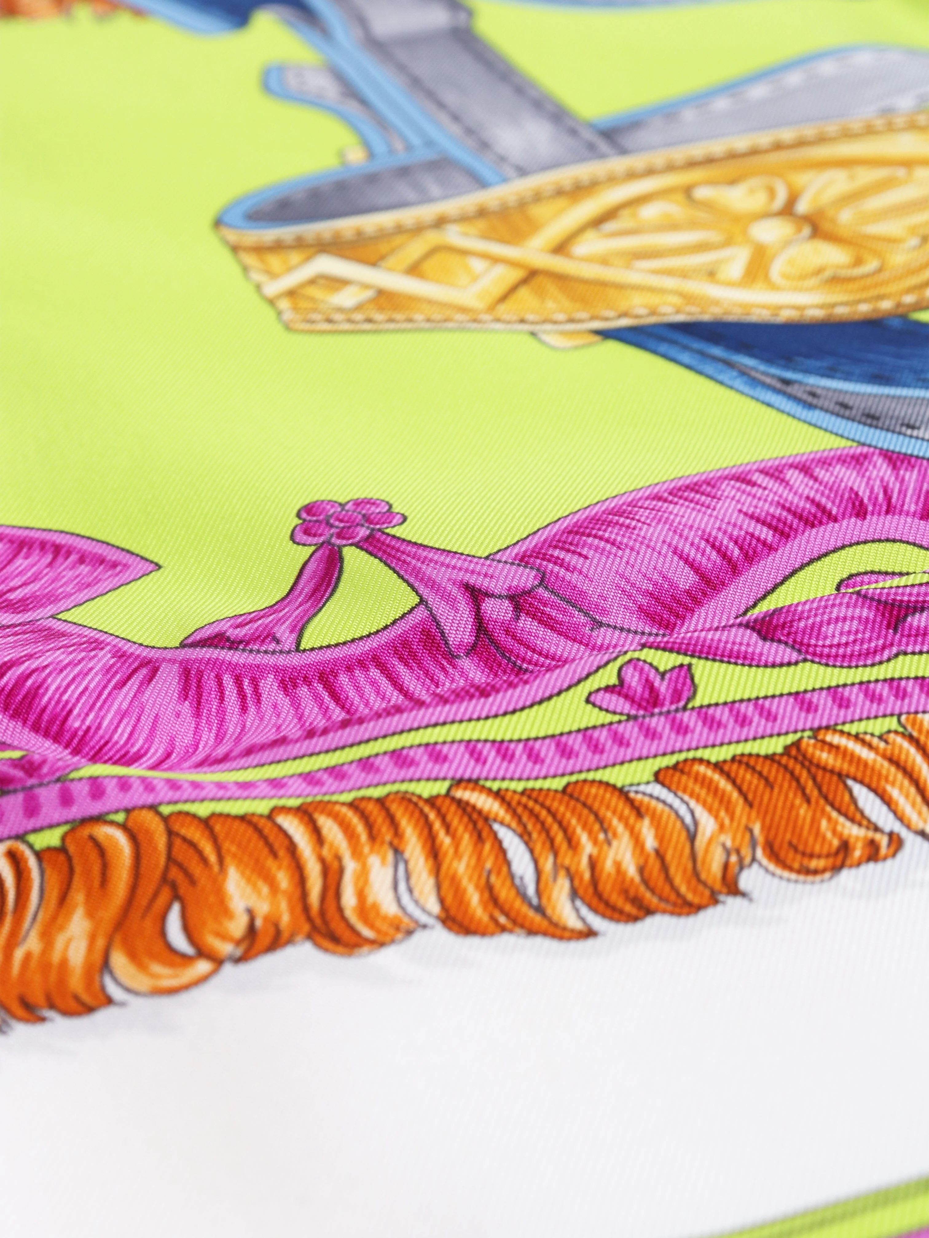 Vintage Bride de Cour silk scarf - Image 3