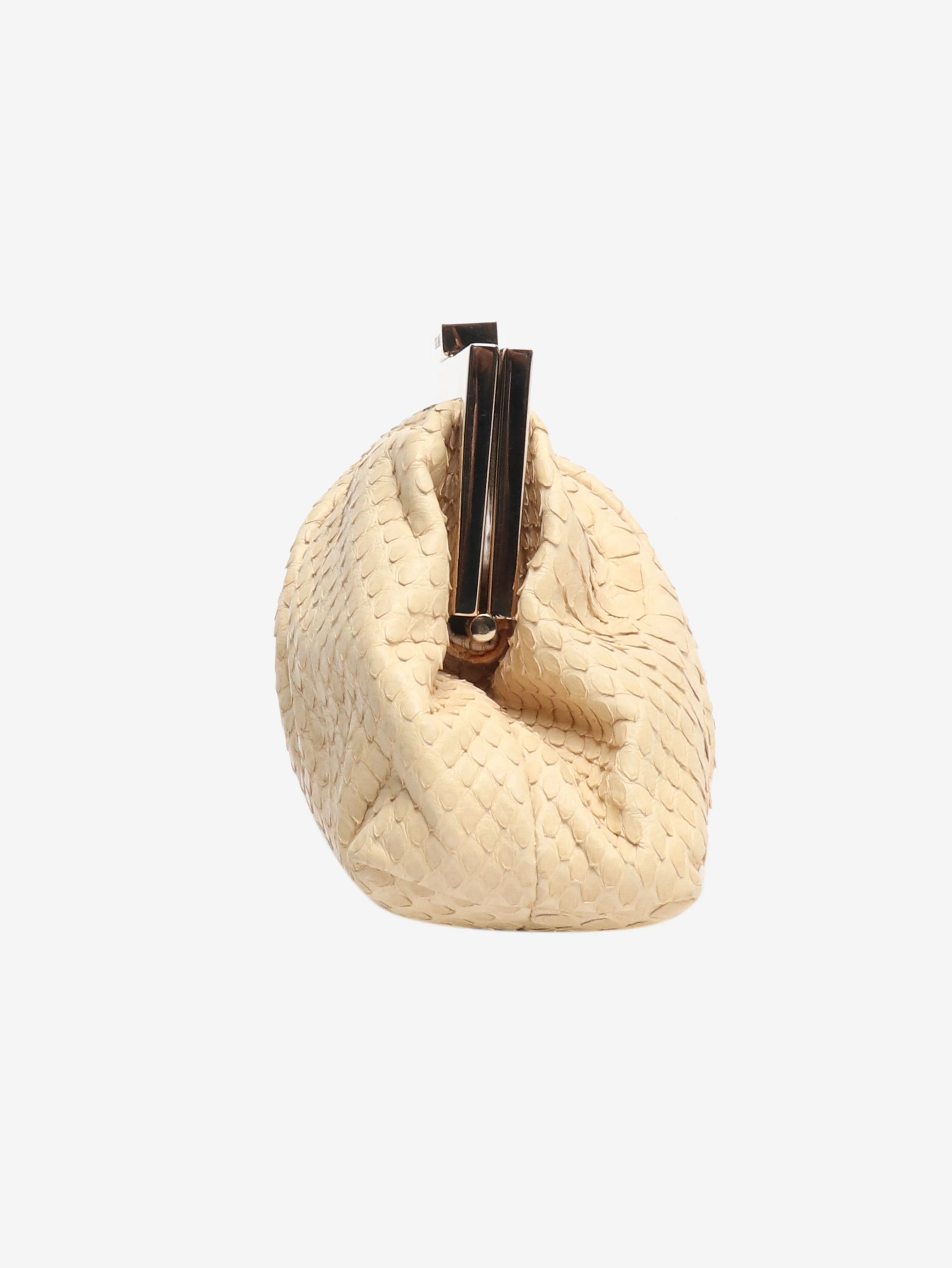 Vintage cream reptile clutch - Image 3