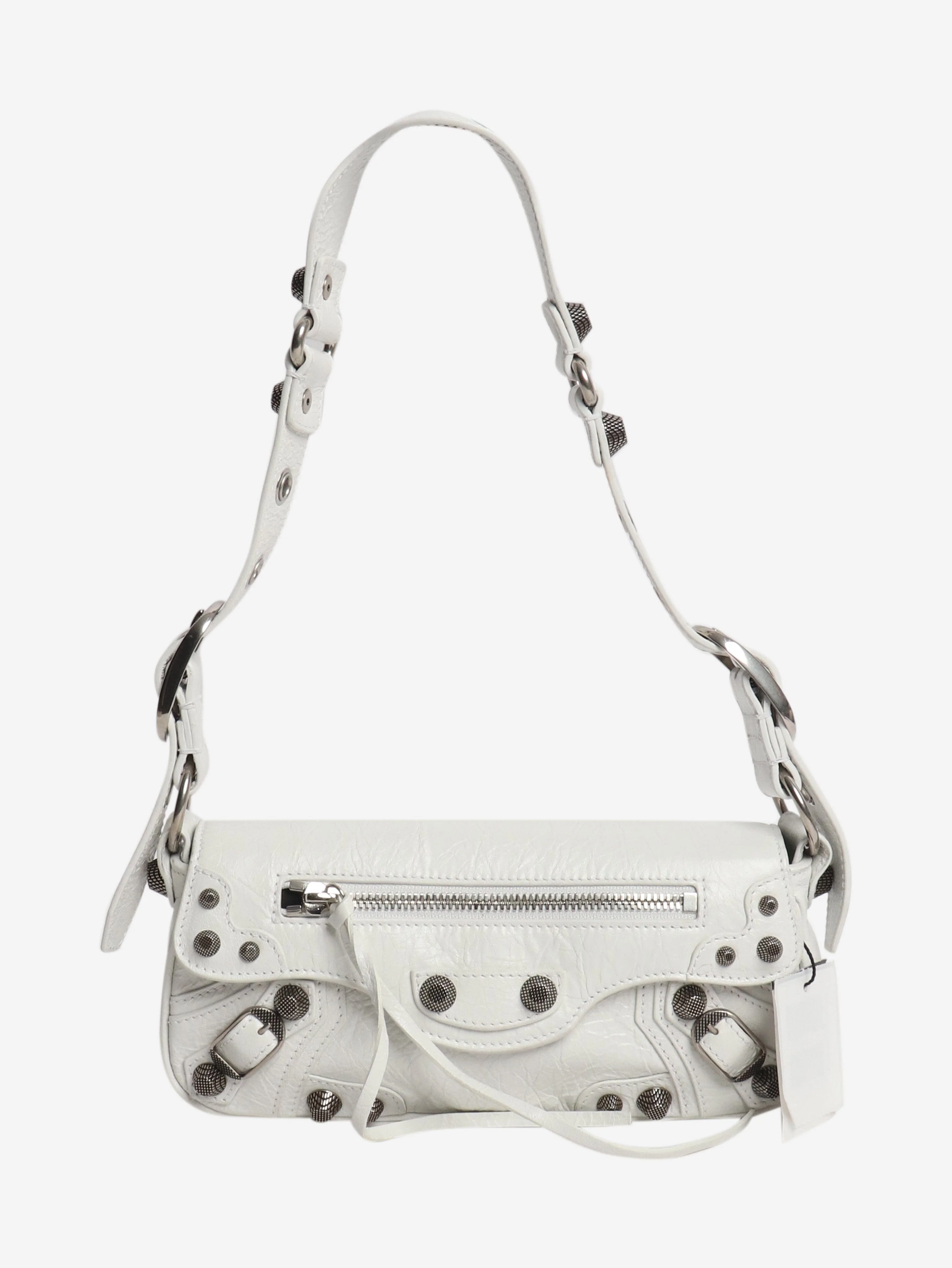 White Le Cagole sling shoulder bag