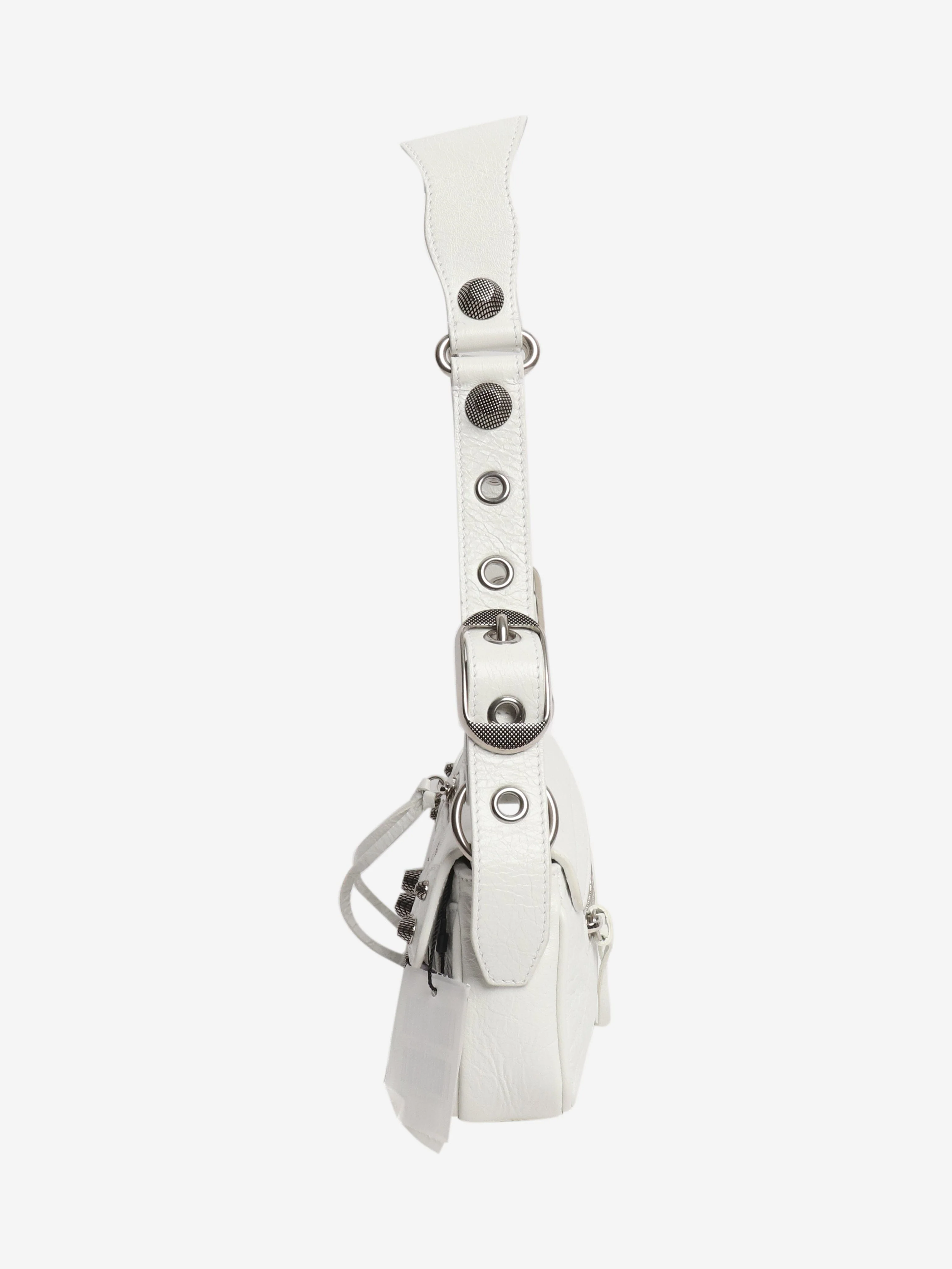 White Le Cagole sling shoulder bag - Image 2