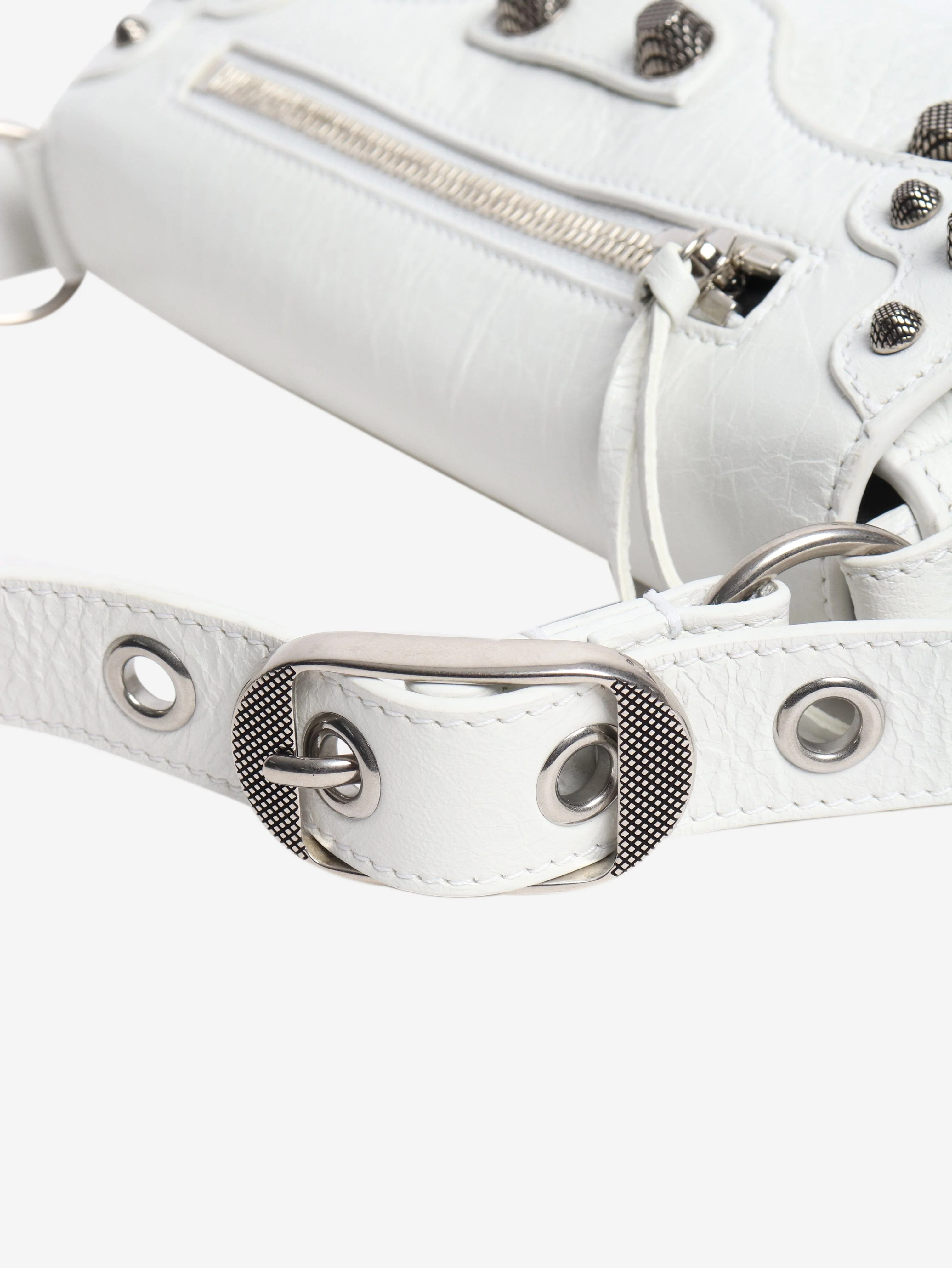 White Le Cagole sling shoulder bag - Image 5