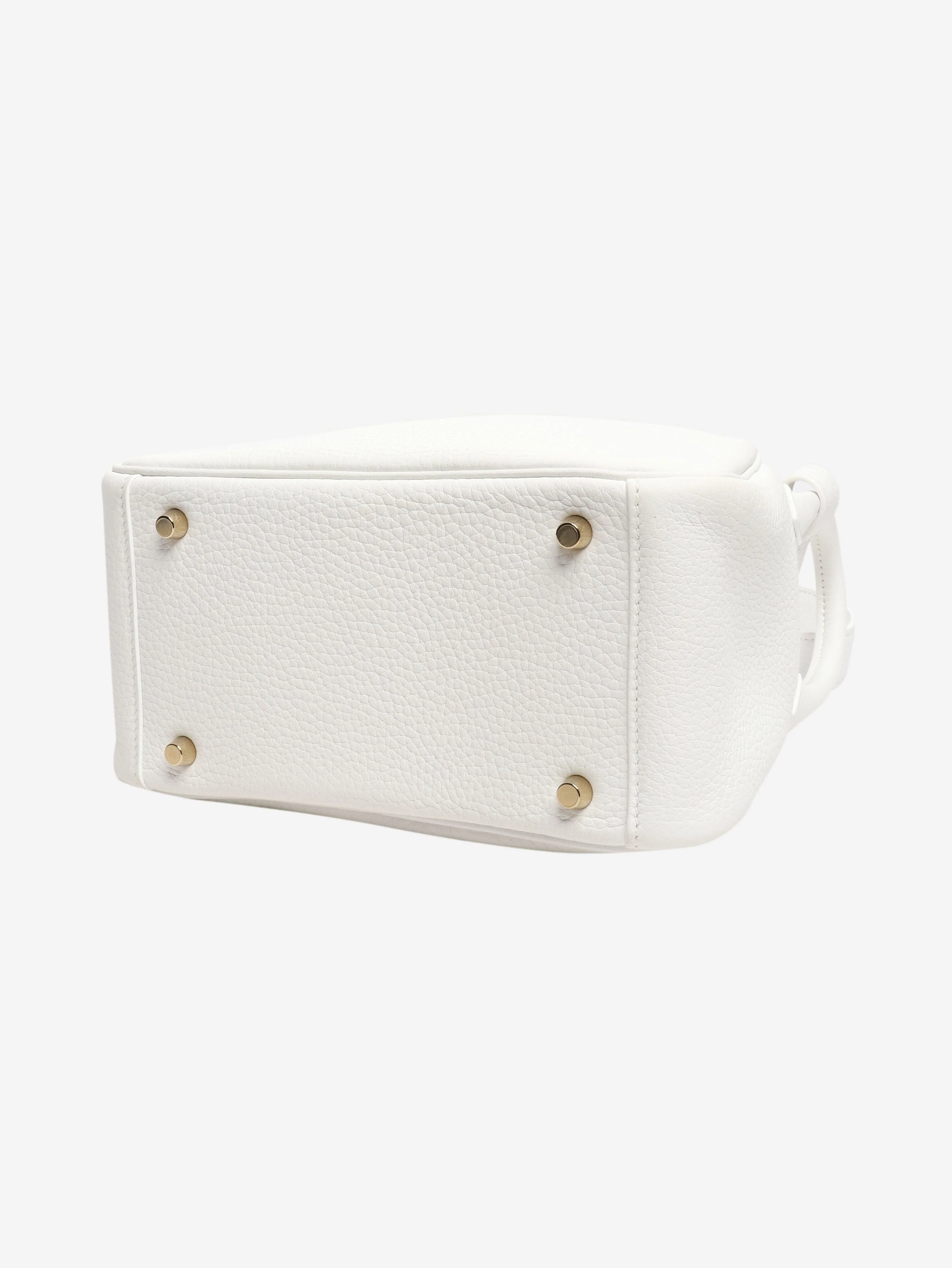 White mini lindy cross-body bag - Image 4