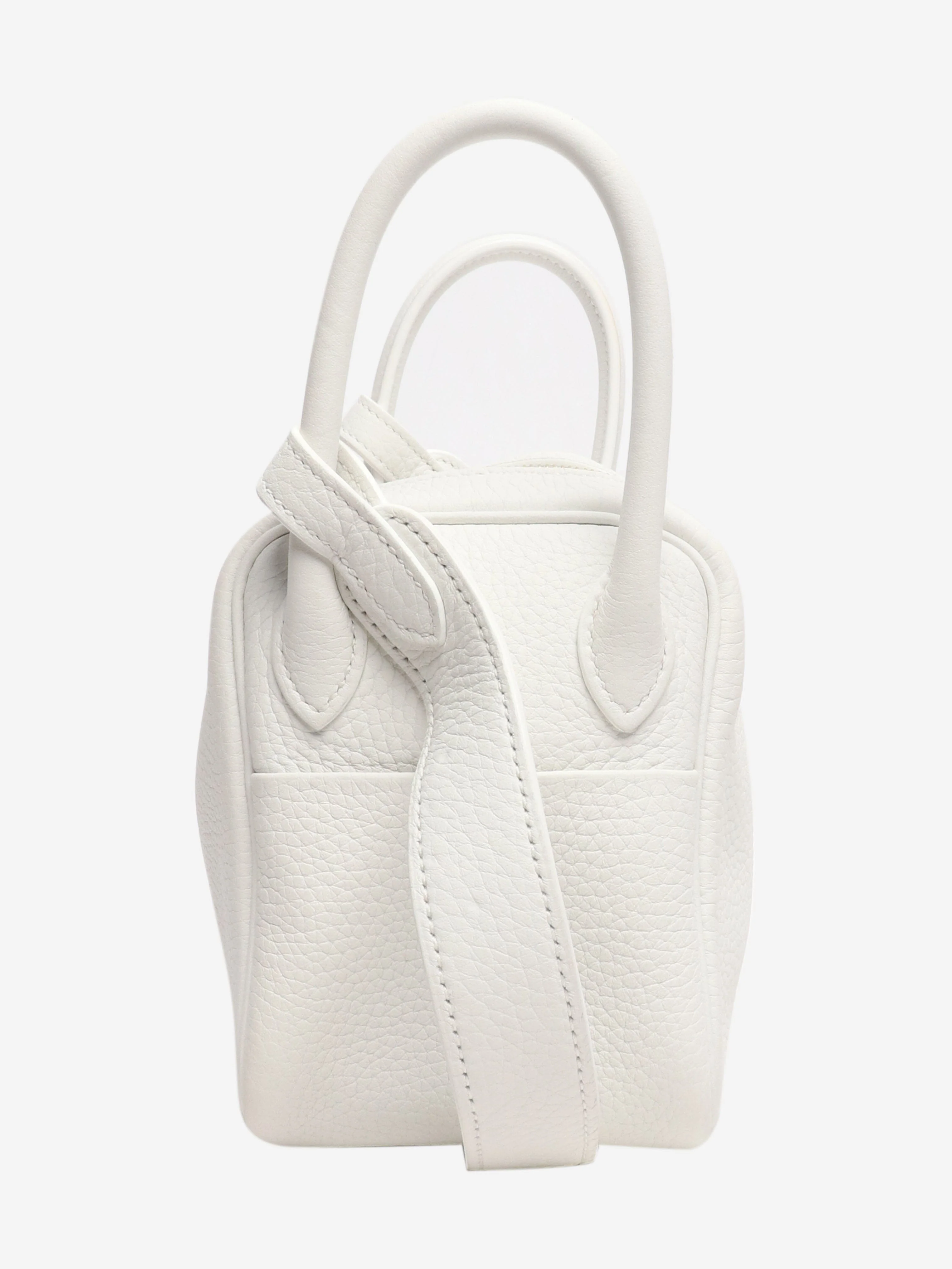 White mini lindy cross-body bag - Image 5