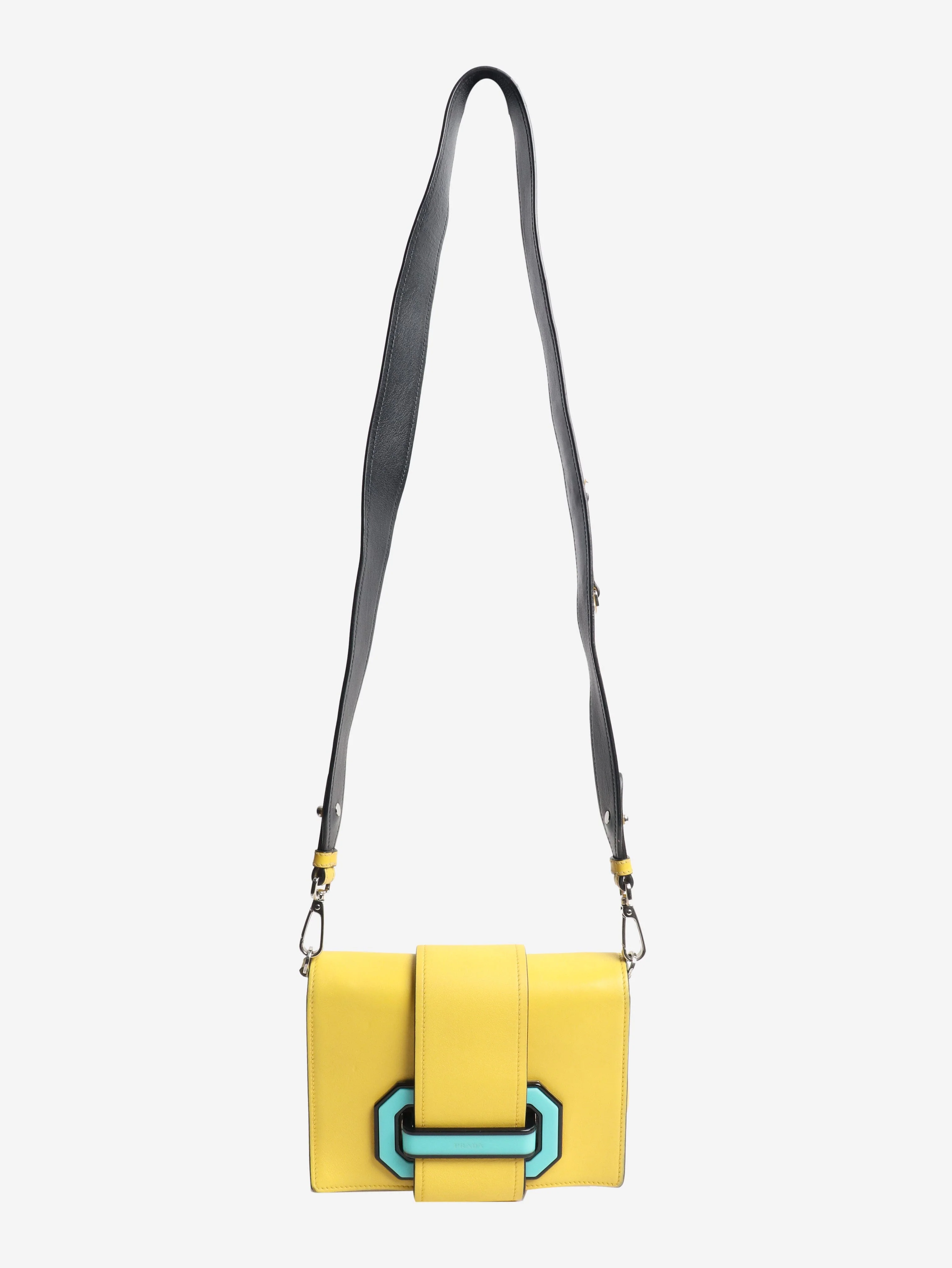 Yellow City plex ribbon crossbody bag - Image 2