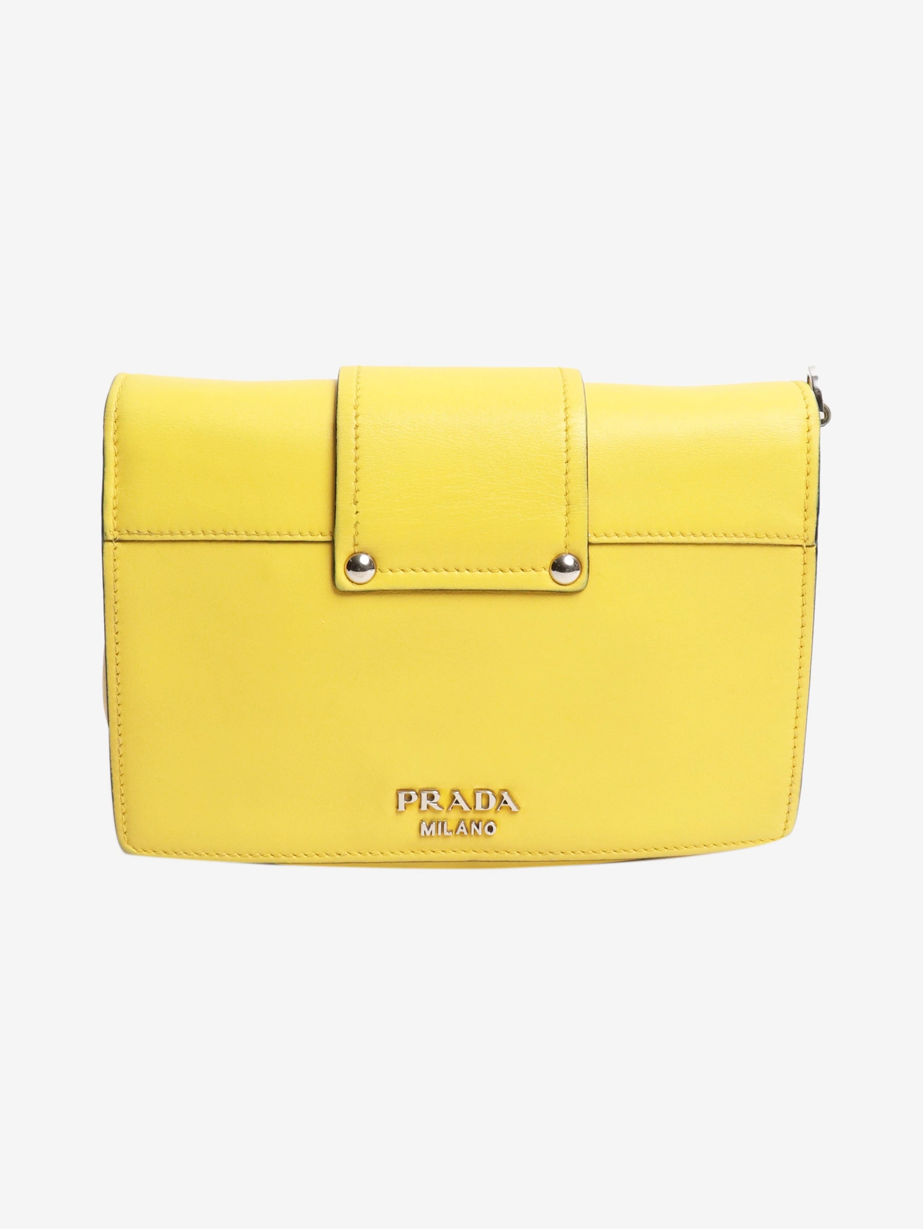 Yellow City plex ribbon crossbody bag - Image 3